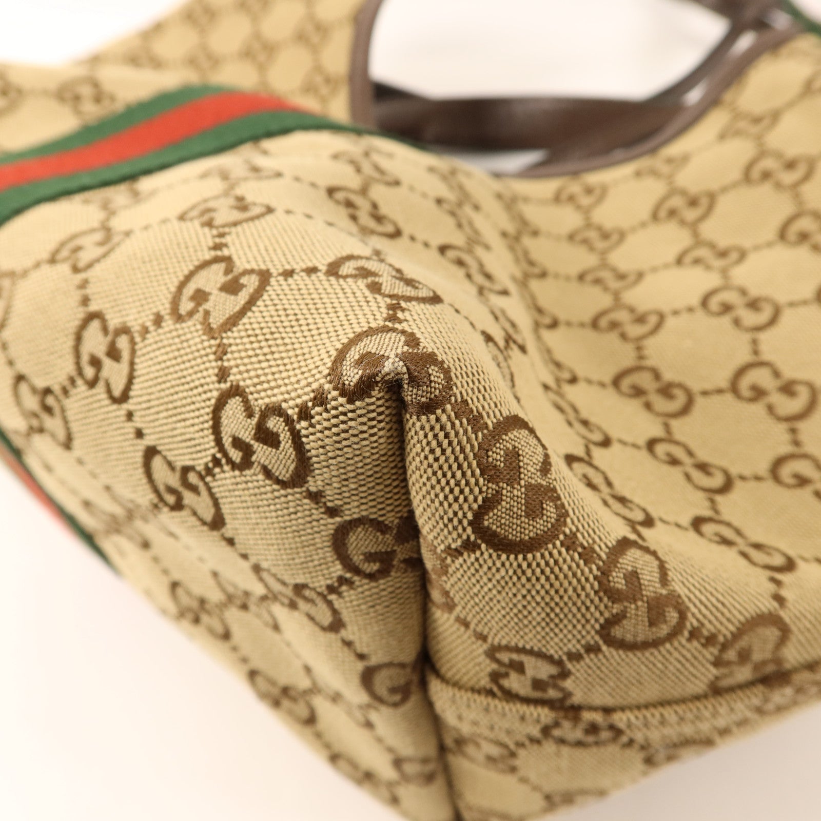 GUCCI 帆布Giglio Small Tote Bag金扣手挽肩背兩用袋