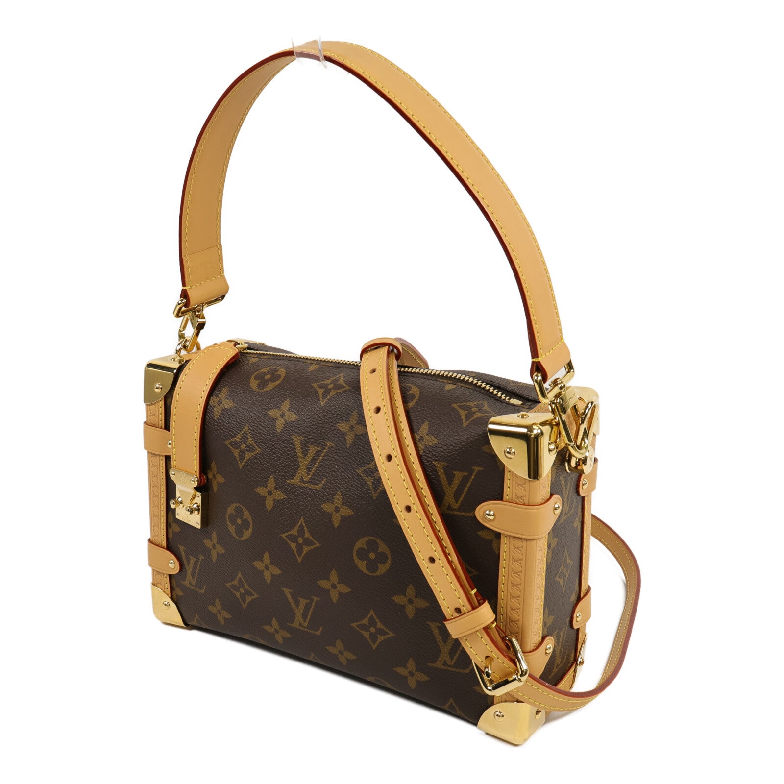 LOUIS VUITTON Monogram Side Trunk MM 手挽肩背兩用袋