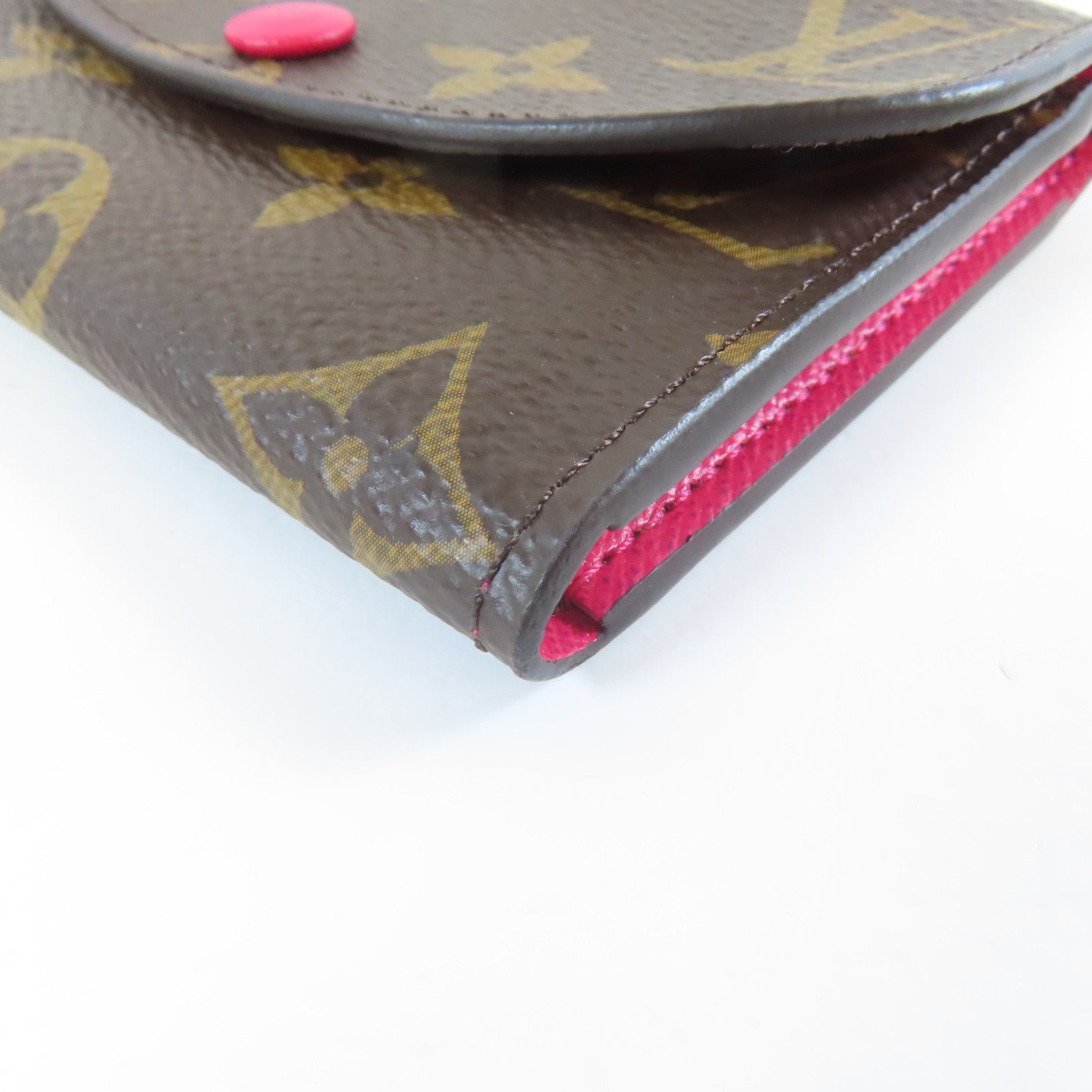 LOUIS VUITTON Monogram Rosalie Coin Purse金扣零錢包啡色