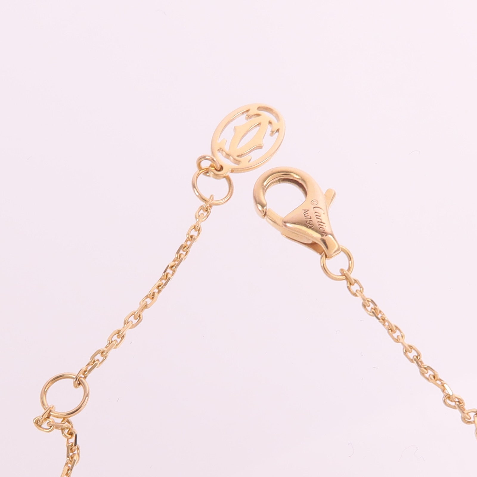 CARTIER 18K玫瑰金d'amour Mini Bracelet鑽石手鏈
