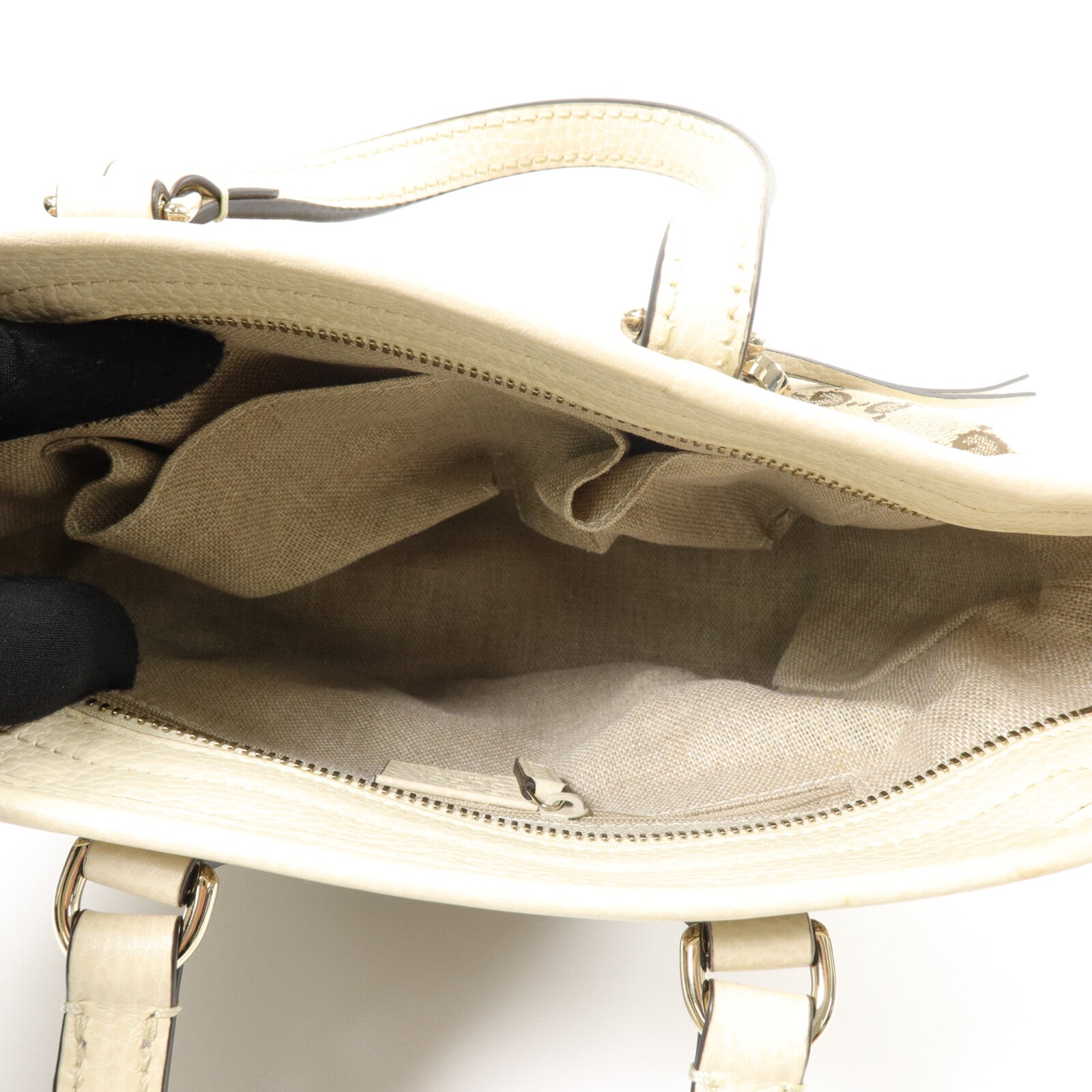 GUCCI 帆布2 Way Bag手挽肩背兩用袋妝