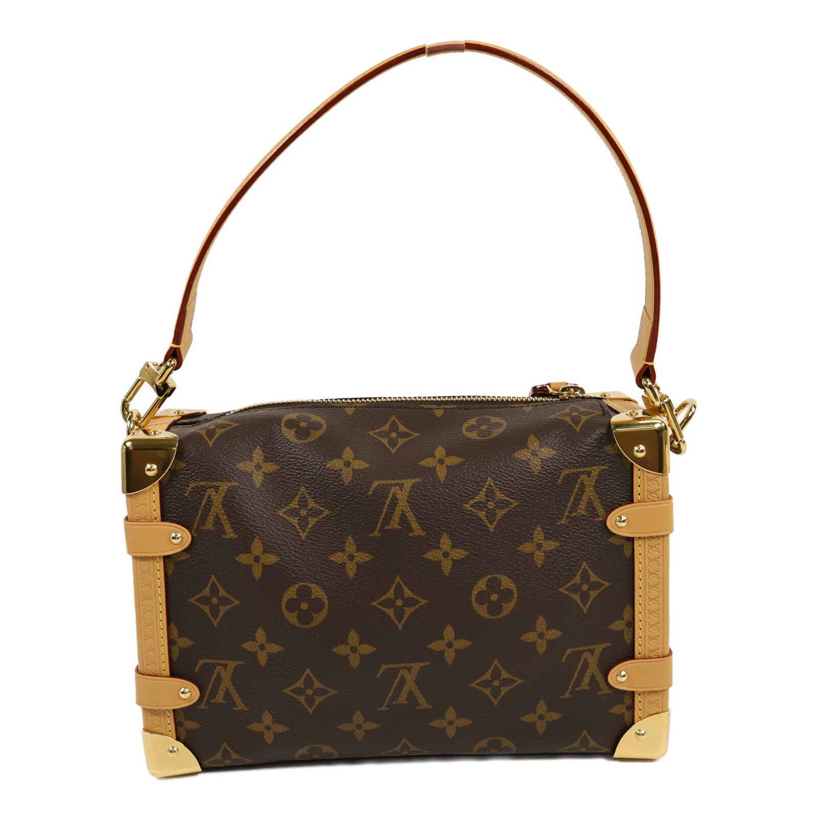 LOUIS VUITTON Monogram Side Trunk MM 手挽肩背兩用袋