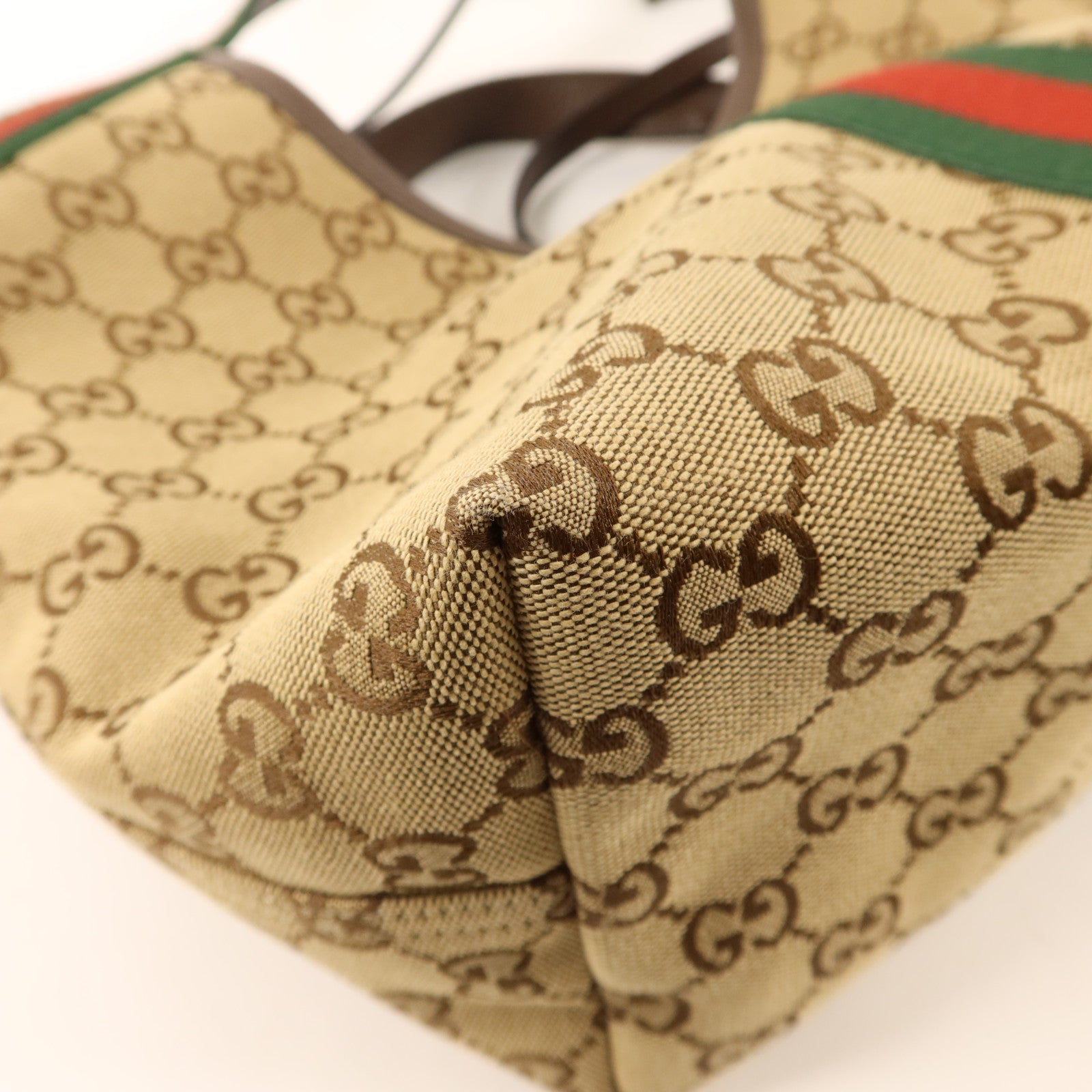 GUCCI 帆布Giglio Small Tote Bag金扣手挽肩背兩用袋
