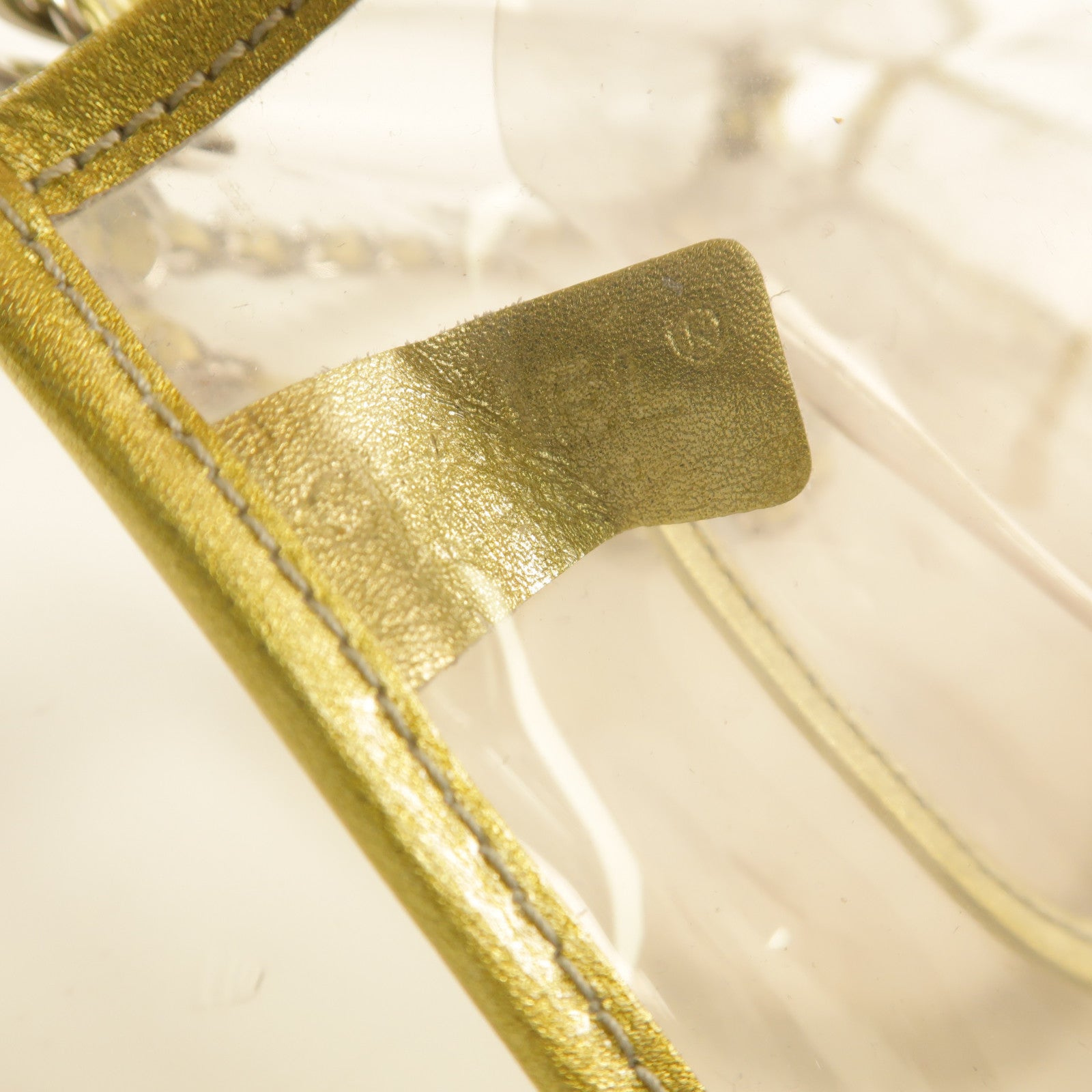 CHANEL PVC Chain Shoulder鏈帶肩背袋