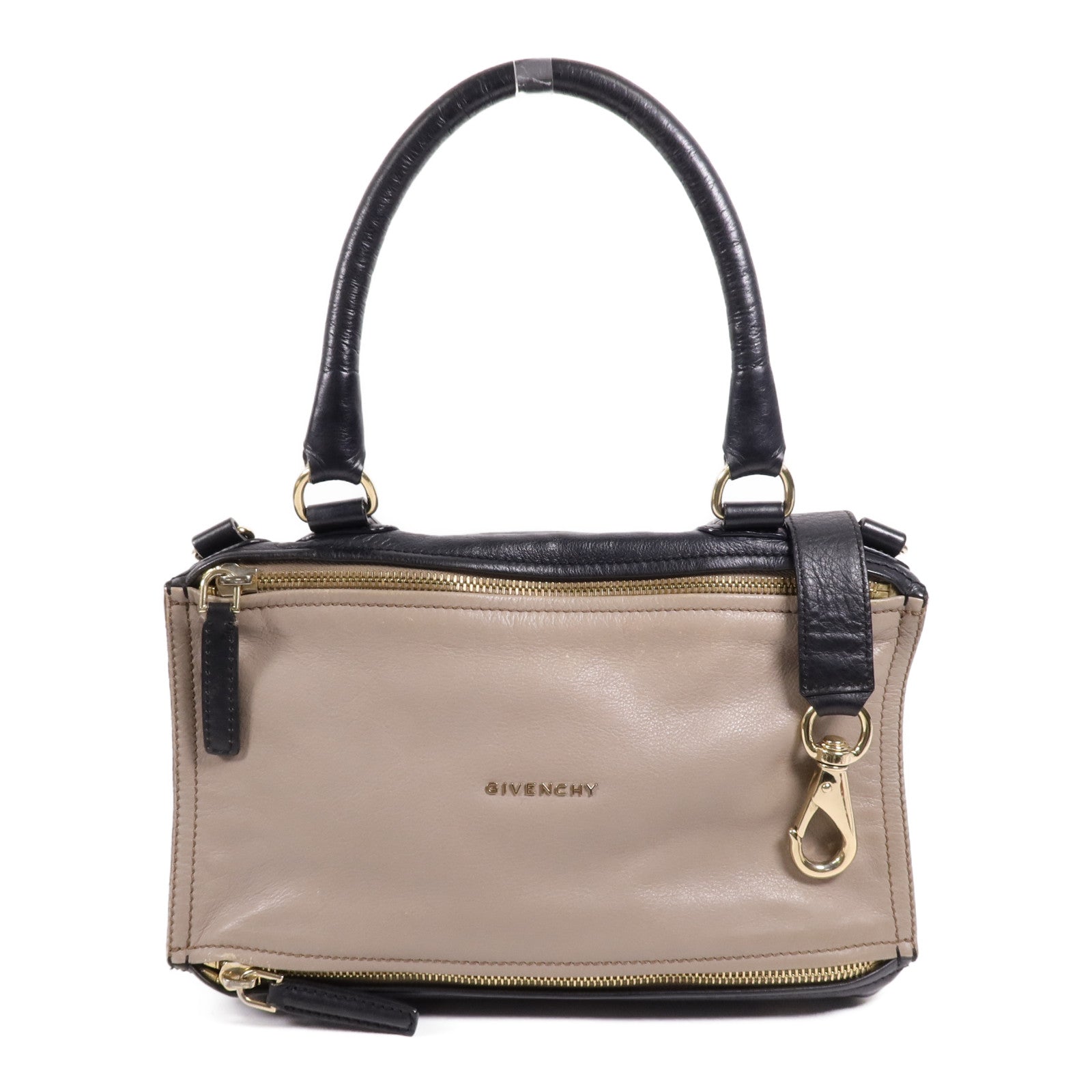 GIVENCHY 牛皮皮革Pandora金扣手挽肩背兩用袋