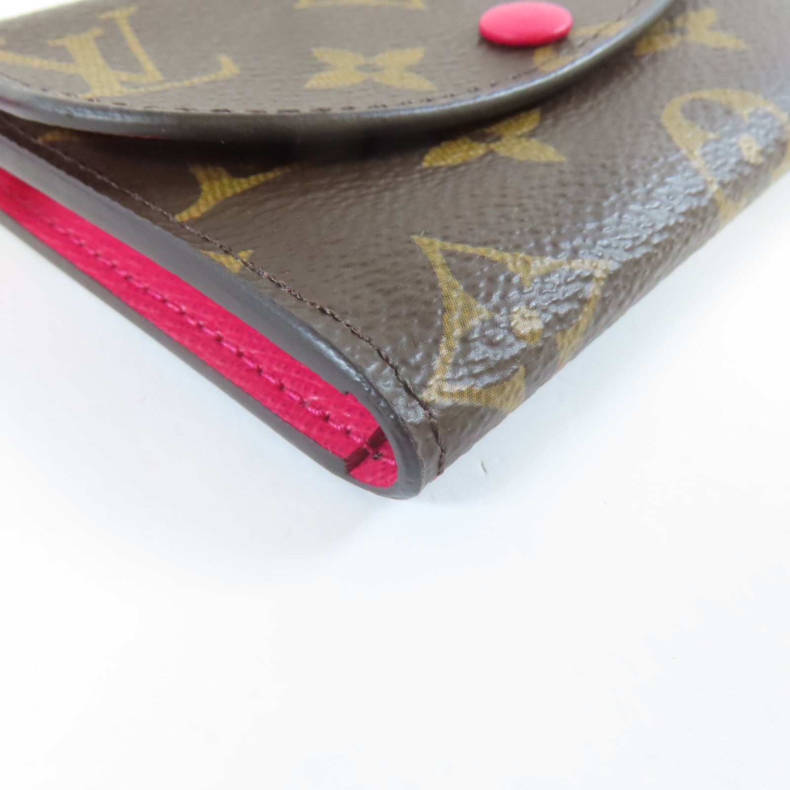 LOUIS VUITTON Monogram Rosalie Coin Purse金扣零錢包啡色