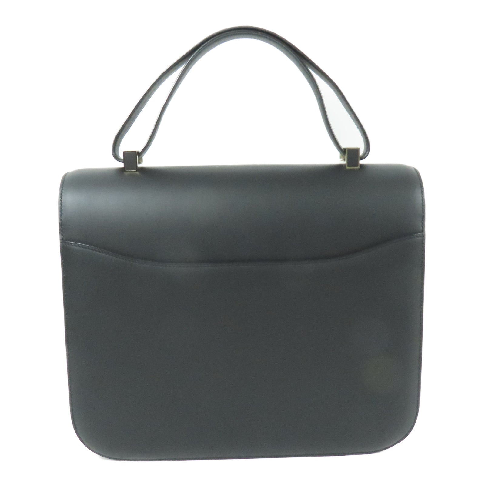 HERMES Sombrero皮革Constance 29銀扣肩背袋89 Noir – Brand Off
