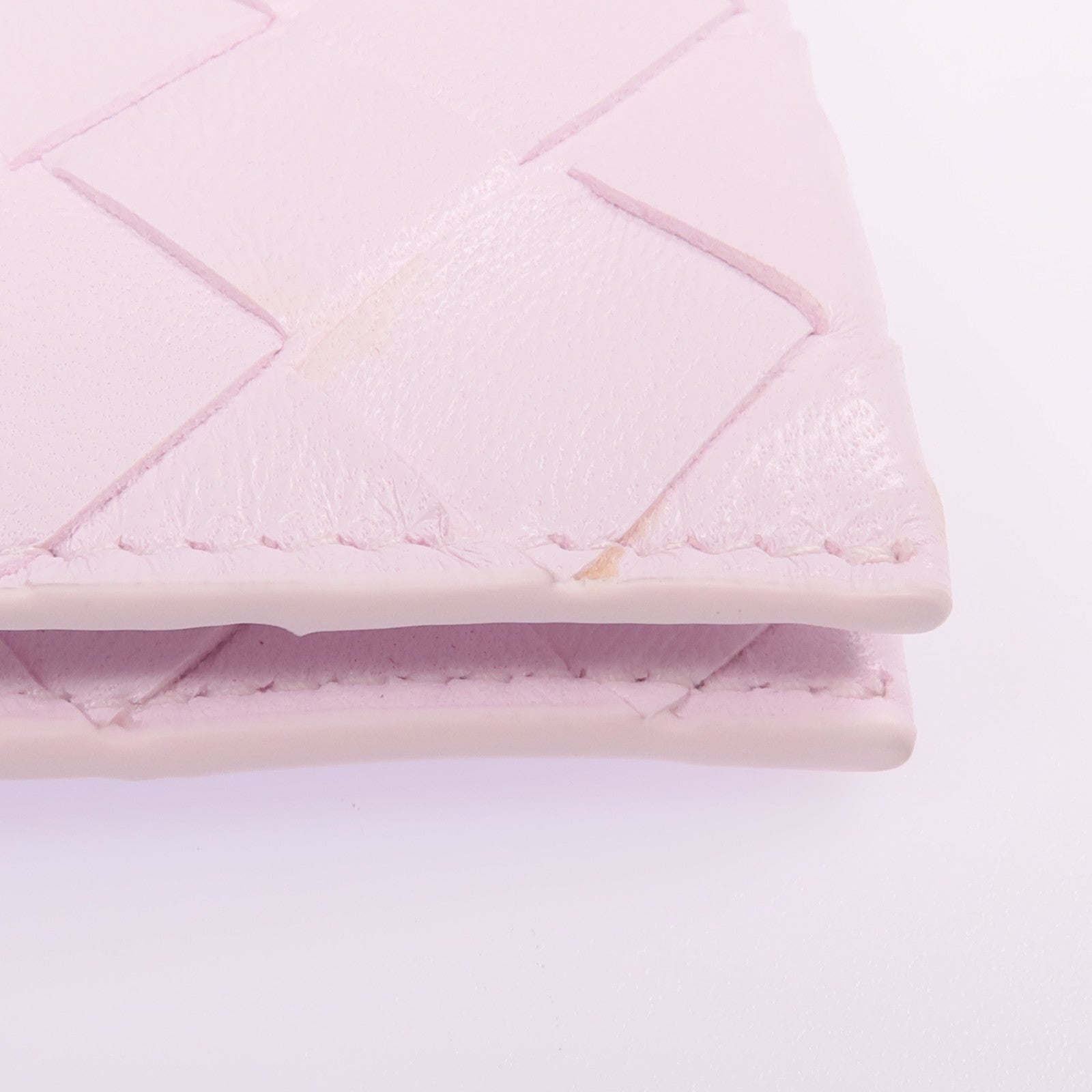 BOTTEGA VENETA 羊皮皮革Card Case with strap金扣卡片套