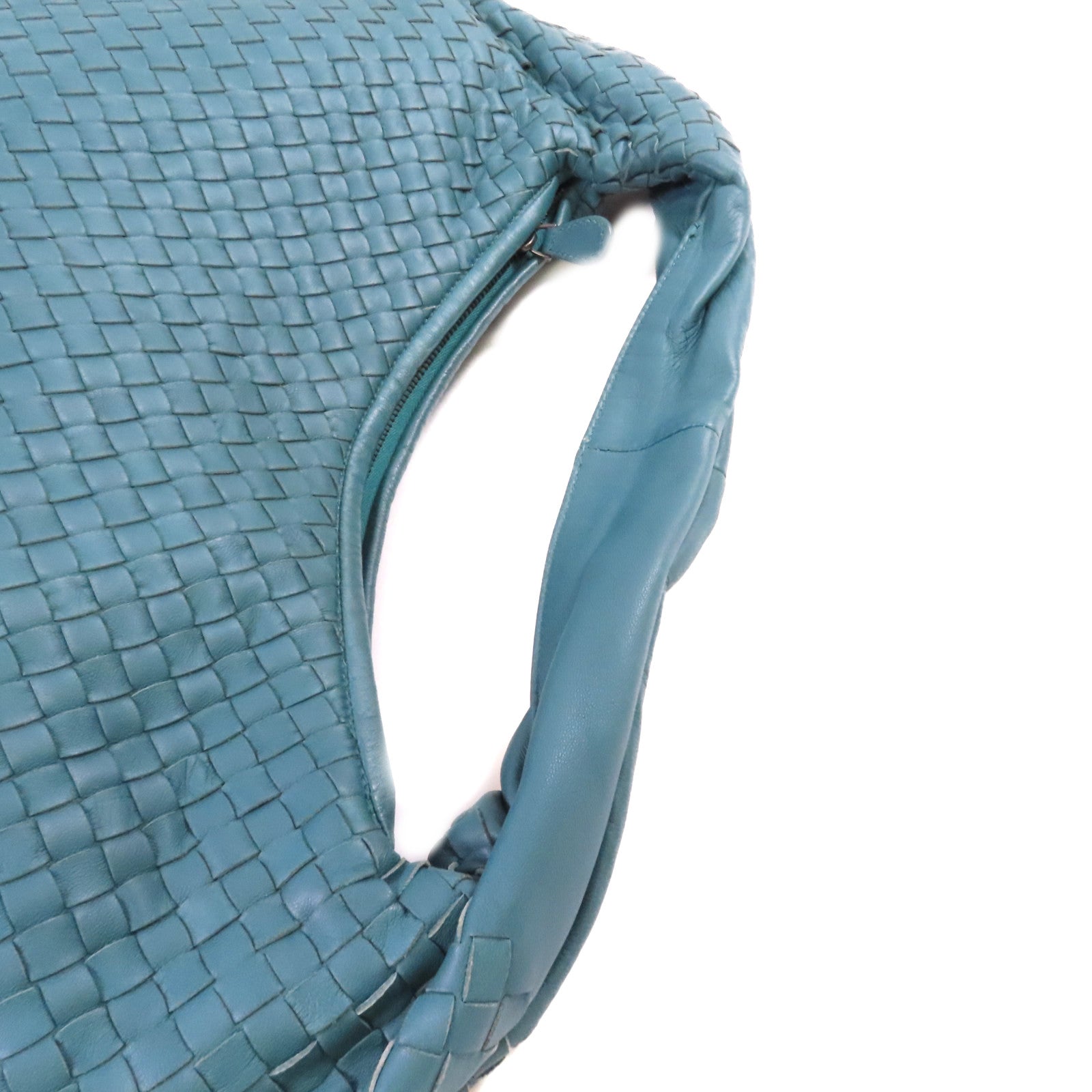 BOTTEGA VENETA 織紋皮革Intrecciato Shoulder Bag肩背袋綠色