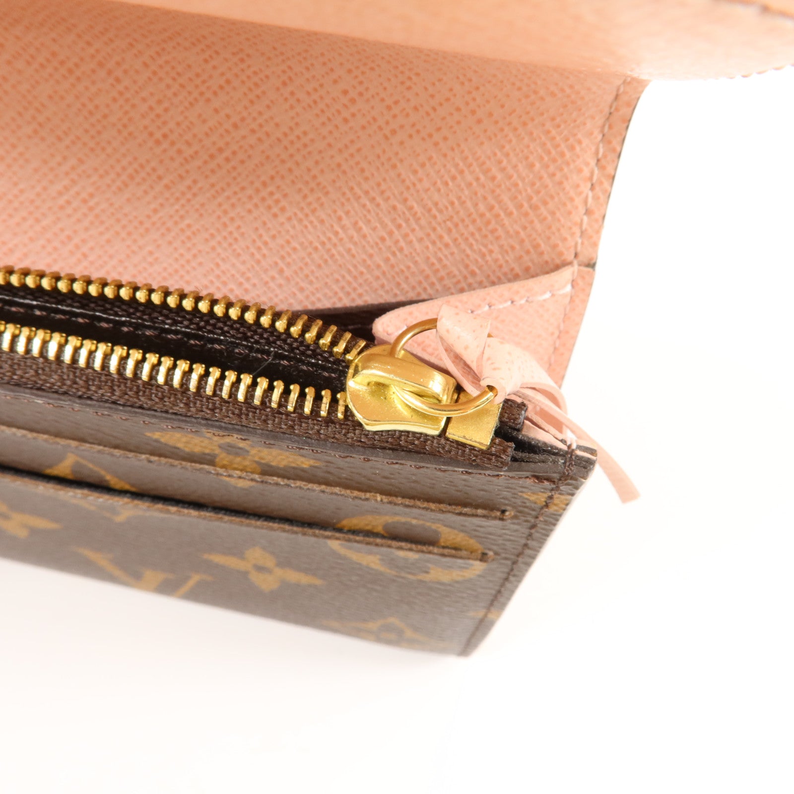 LOUIS VUITTON Monogram Emilie金扣長錢包