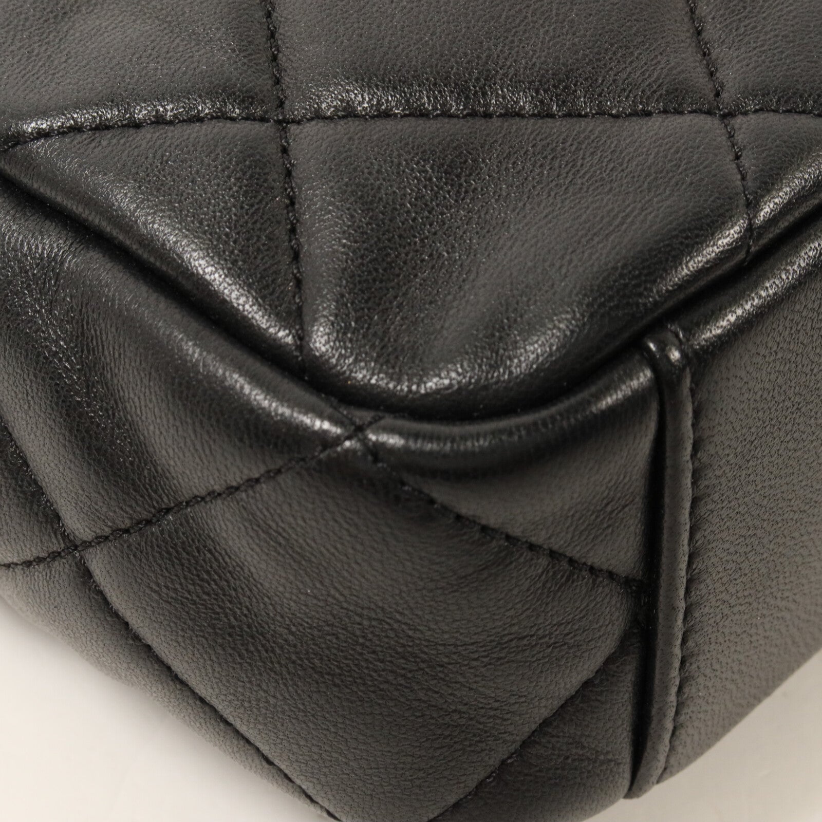 CHANEL 牛皮皮革Camera Bag鏈帶肩背袋