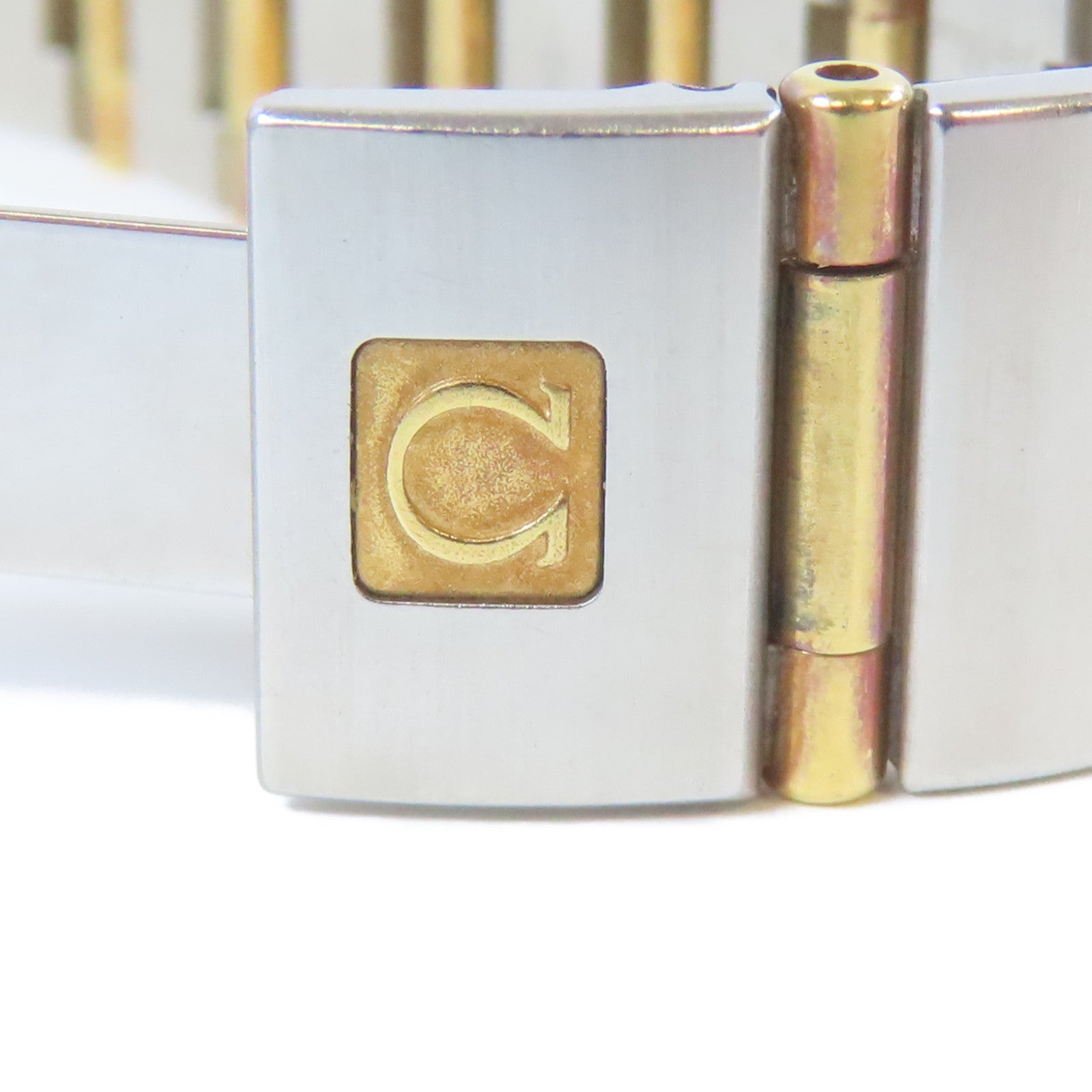 OMEGA 18K黃金/不鏽鋼Constellation My Choice石英機芯手錶金色#17cm