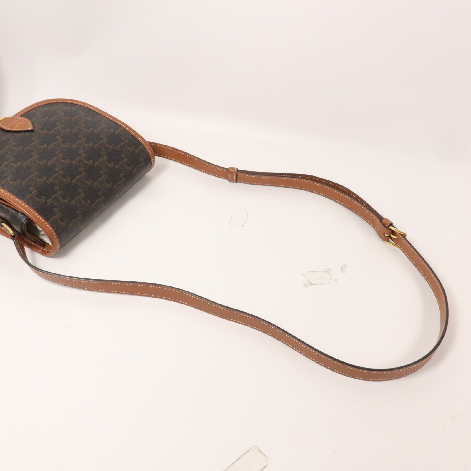 CELINE 塗層帆布Folco Medium肩背袋