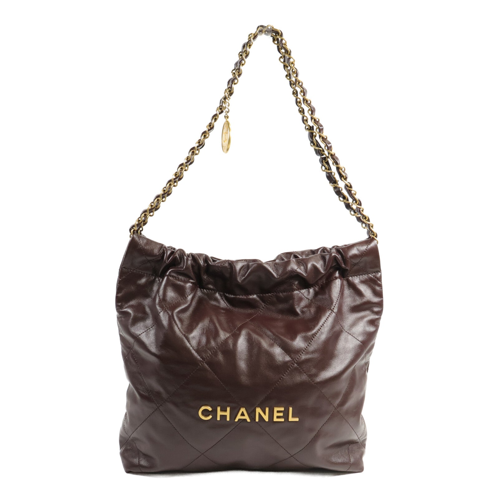 CHANEL 牛皮皮革Chanel 22 Small鏈帶肩背袋