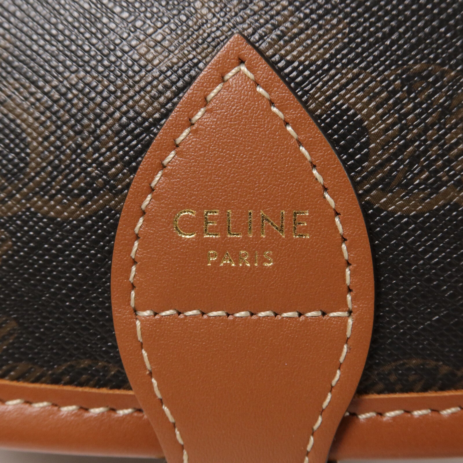 CELINE 塗層帆布Folco Medium肩背袋