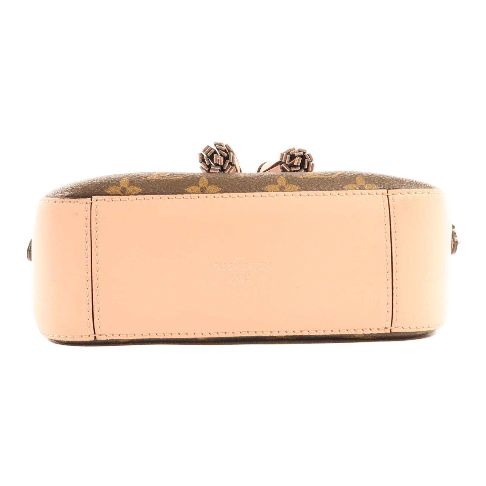 LOUIS VUITTON Monogram Saintonge金扣手挽肩背兩用袋