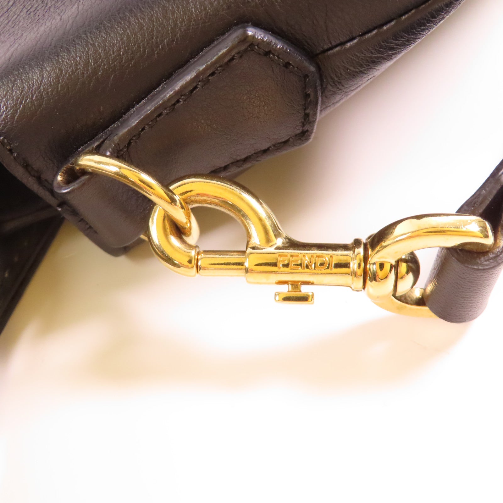 FENDI 牛皮皮革By The Way金扣手挽肩背兩用袋