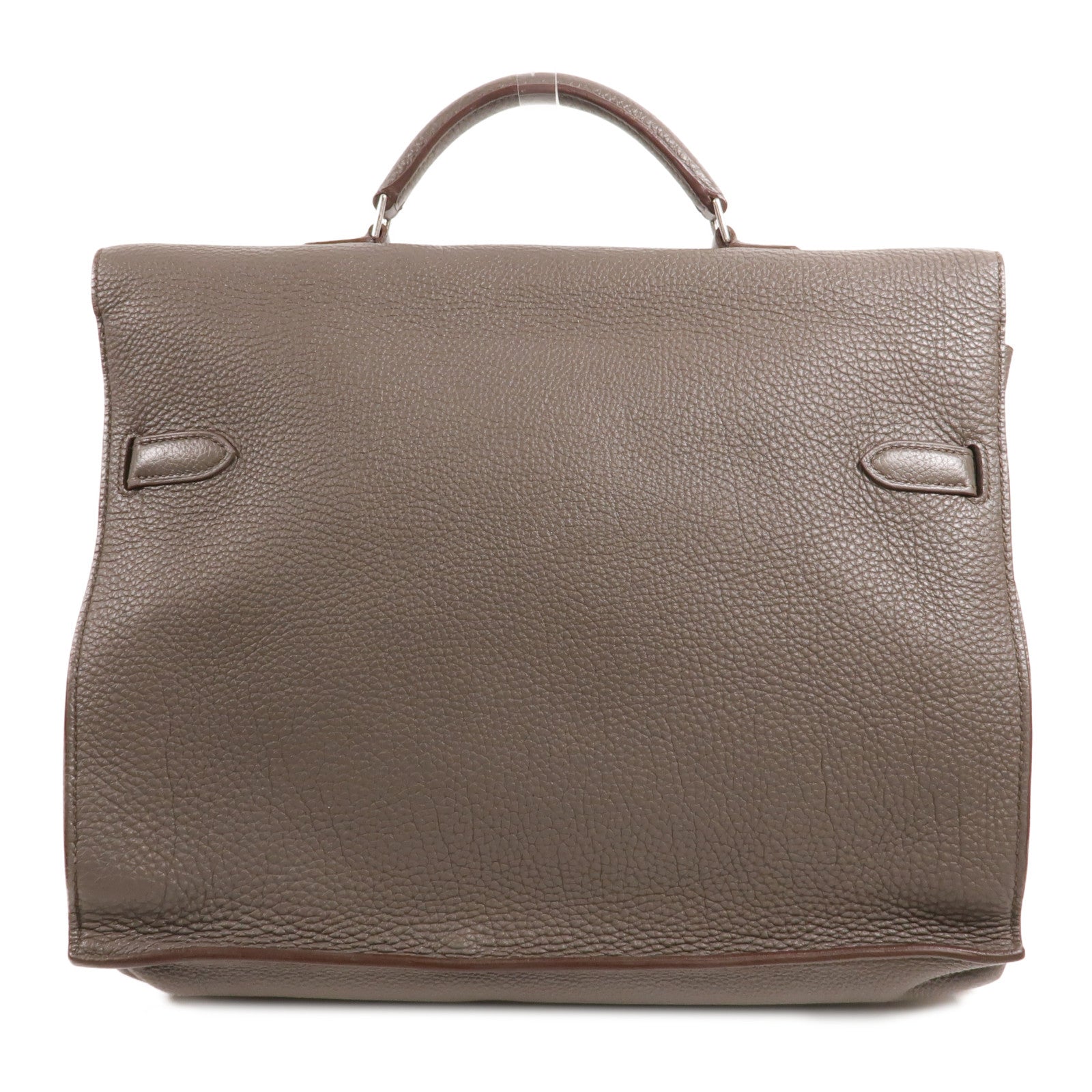 HERMES Togo皮革Kelly Depeches 34公事包Etain