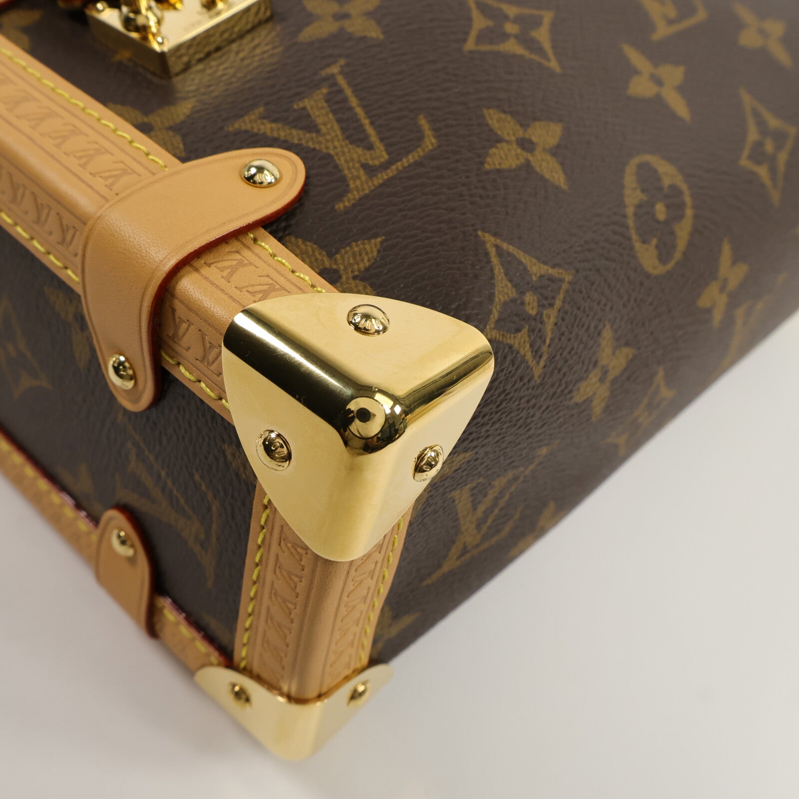 LOUIS VUITTON Monogram Side Trunk MM 手挽肩背兩用袋