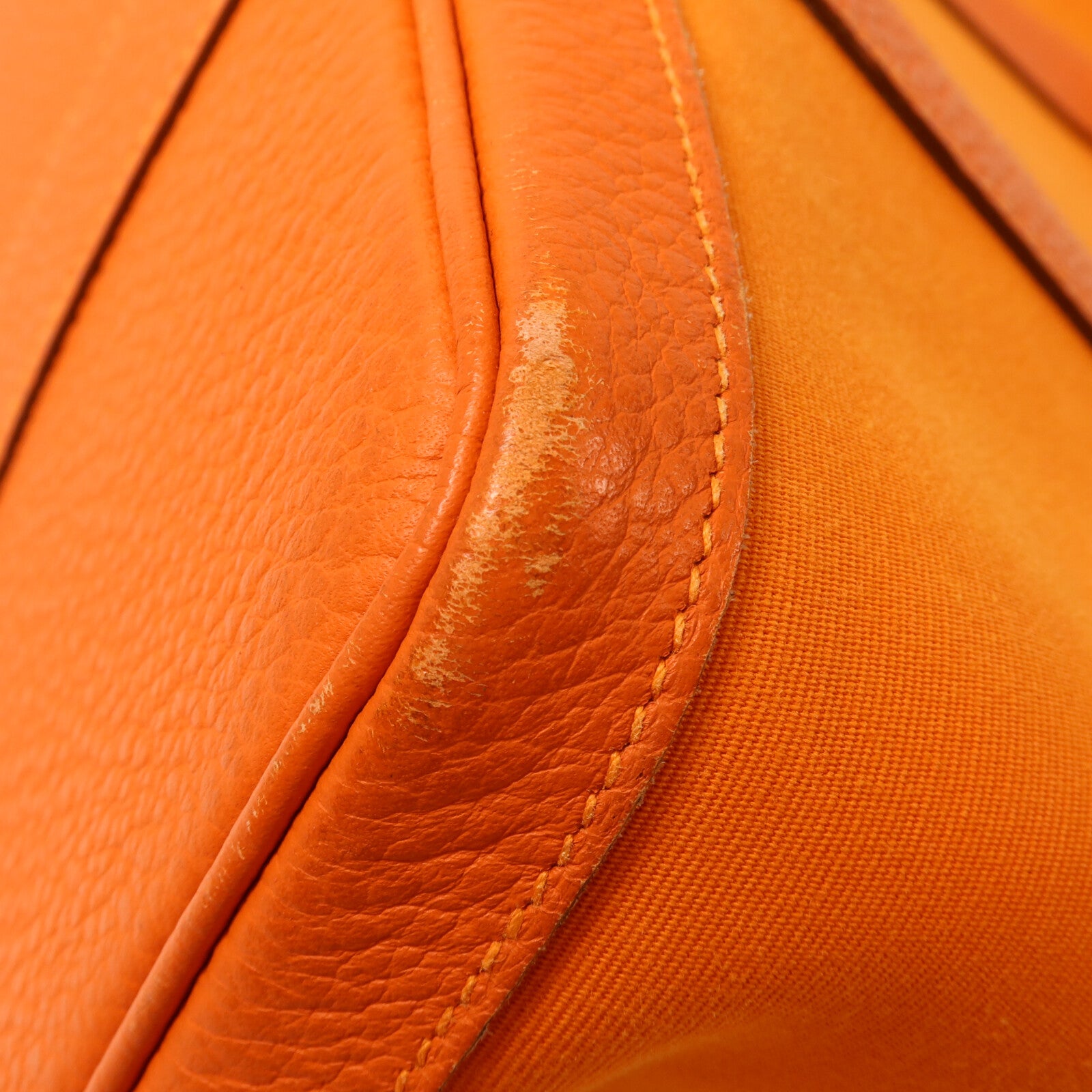 HERMES 帆布Garden Party PM手挽袋Orange