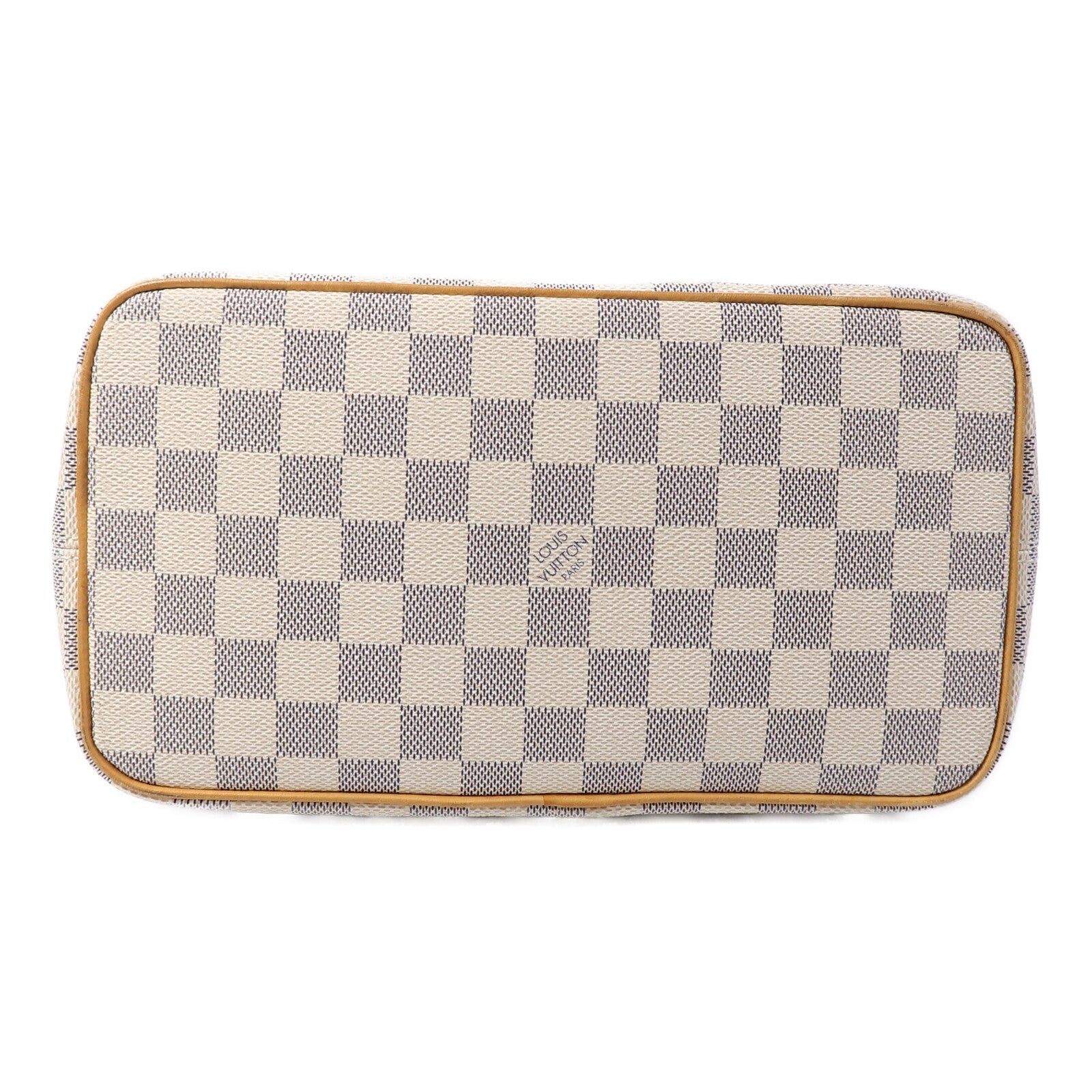 LOUIS VUITTON 【激減優惠】Damier Azur Saleya PM金扣手挽袋