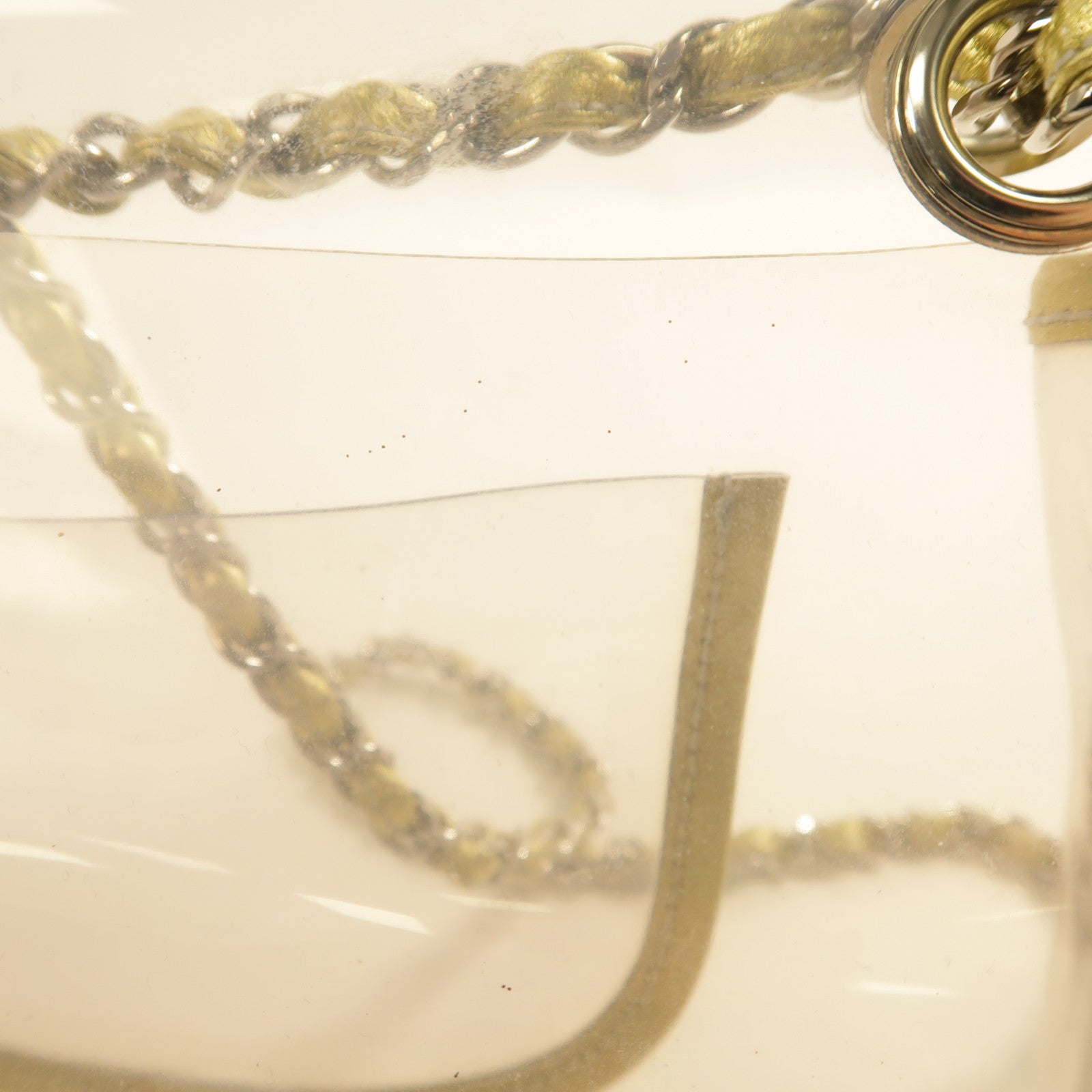 CHANEL PVC Chain Shoulder鏈帶肩背袋