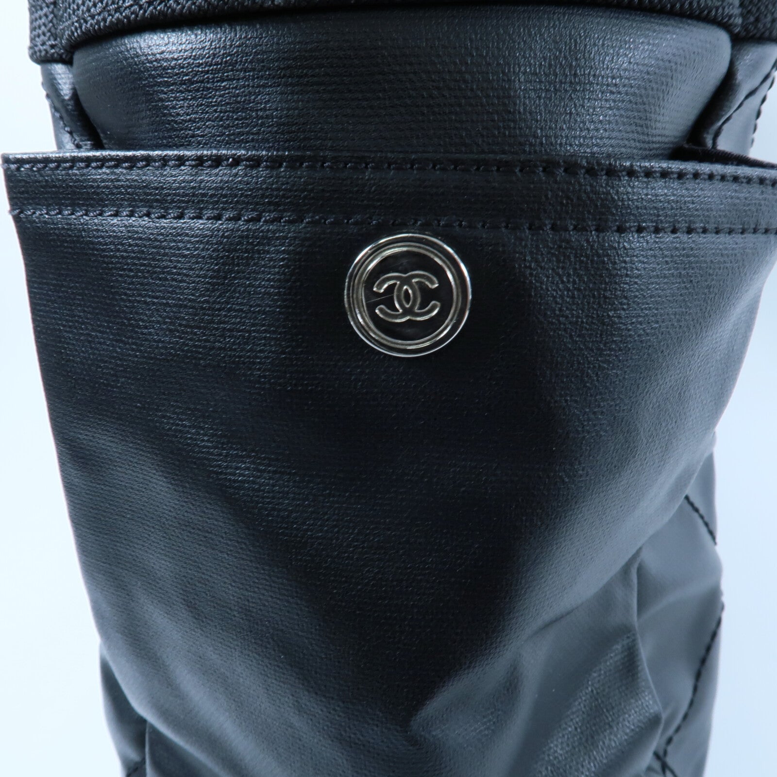 CHANEL 牛皮皮革/尼龍Paris Biaritz Tote手挽袋