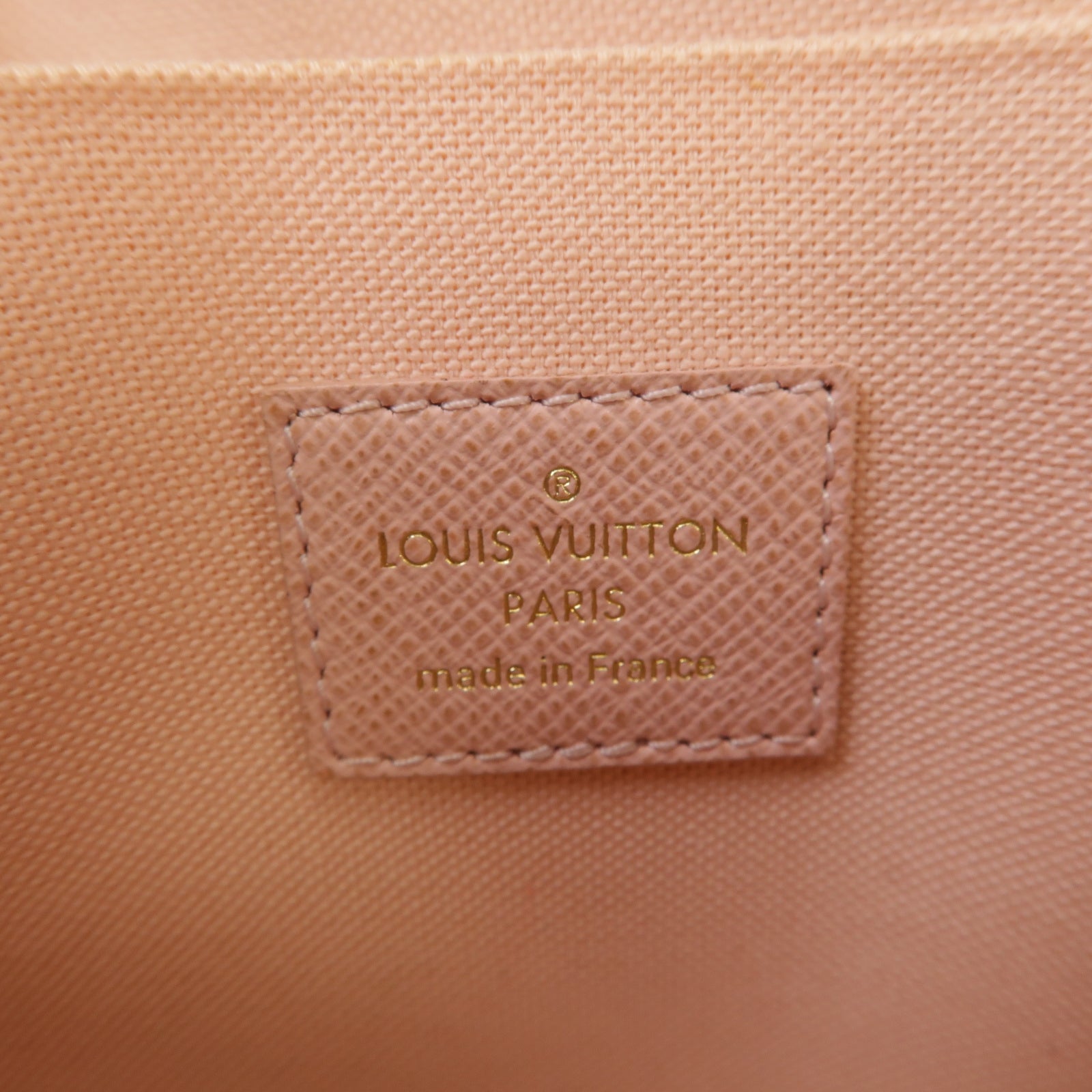 LOUIS VUITTON 【激減優惠】Damier Azur Felicie Pochette金扣鏈帶肩背袋白色