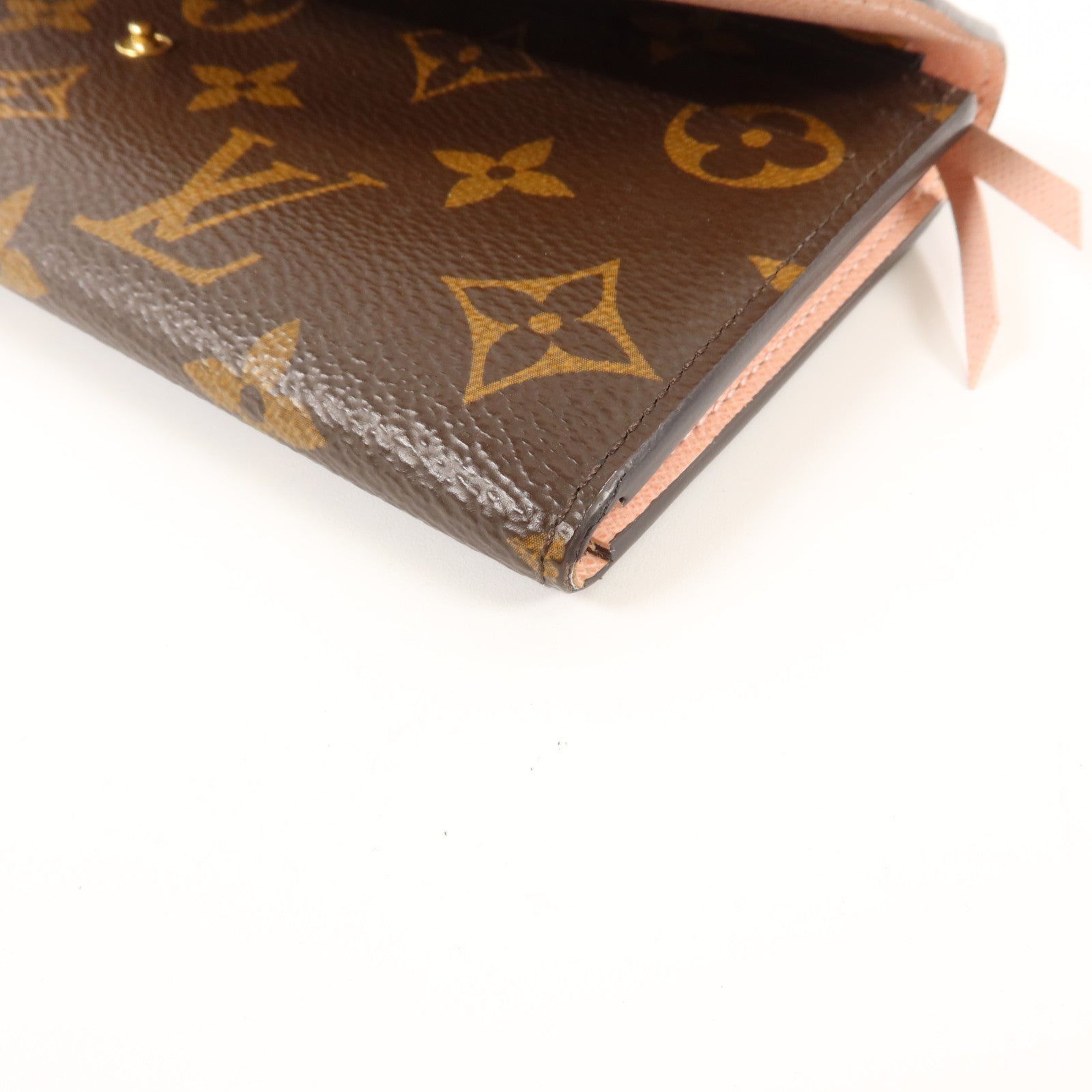 LOUIS VUITTON Monogram Emilie金扣長錢包