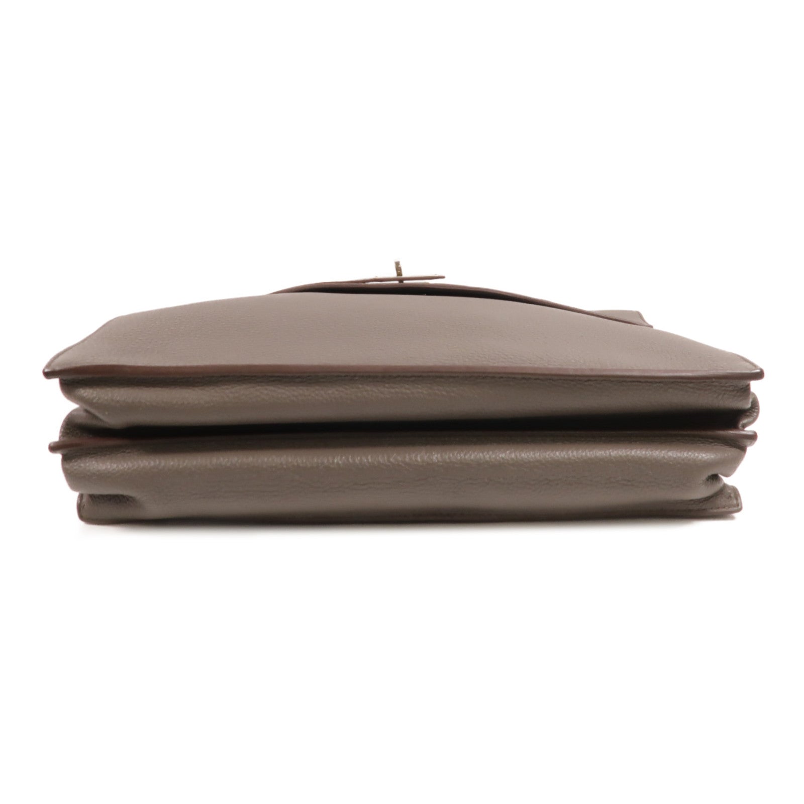 HERMES Togo皮革Kelly Depeches 34公事包Etain