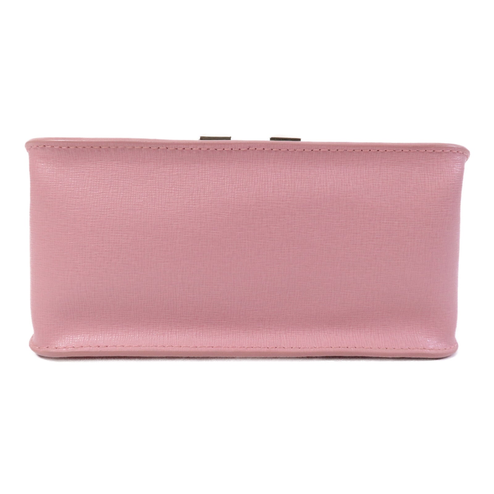Furla 牛皮皮革Chain Shoulder Bag金扣鏈帶手挽肩背兩用袋