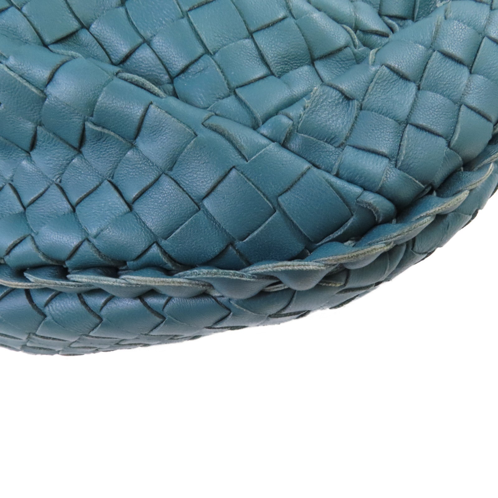 BOTTEGA VENETA 織紋皮革Intrecciato Shoulder Bag肩背袋綠色
