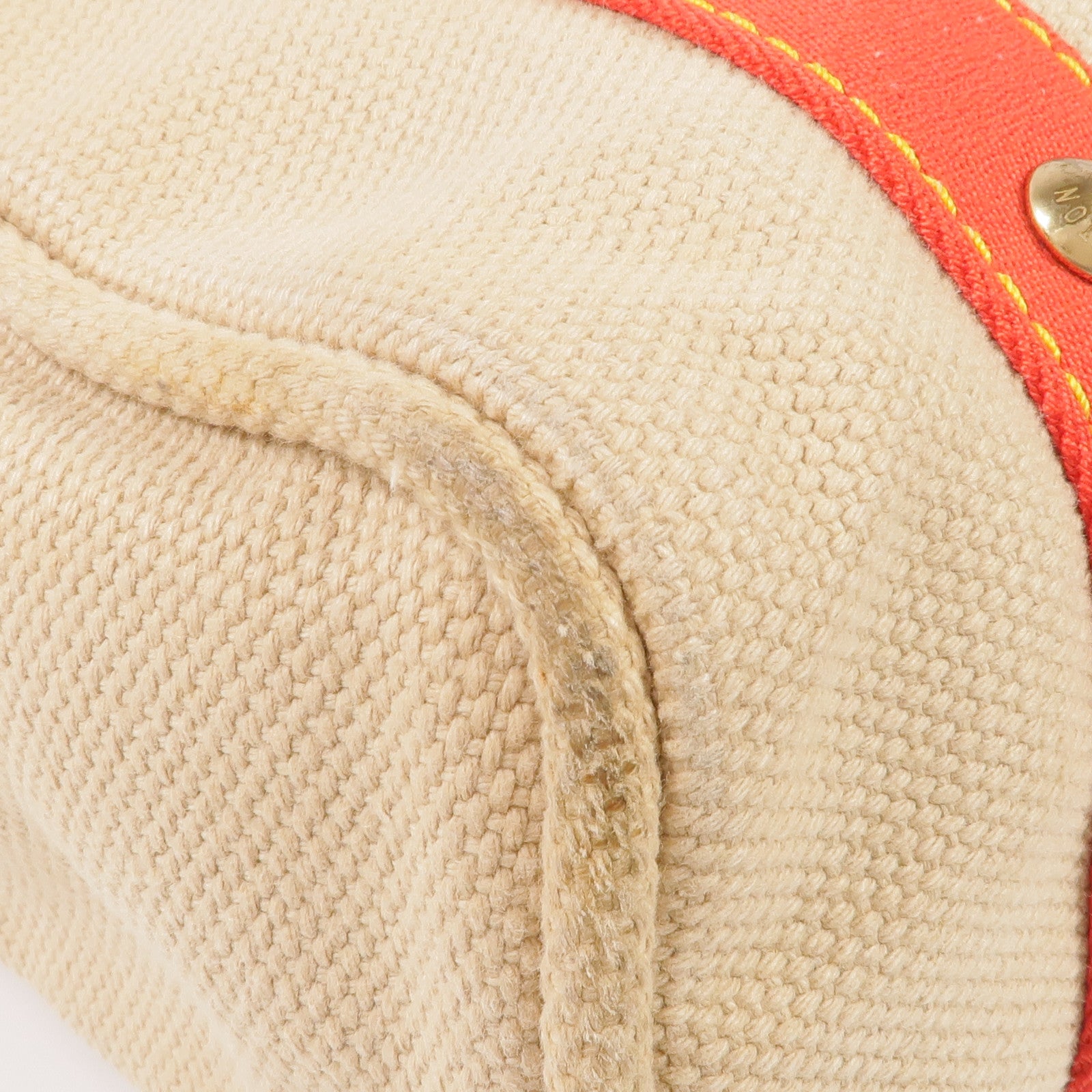 LOUIS VUITTON 帆布Cabas MM金扣手挽袋