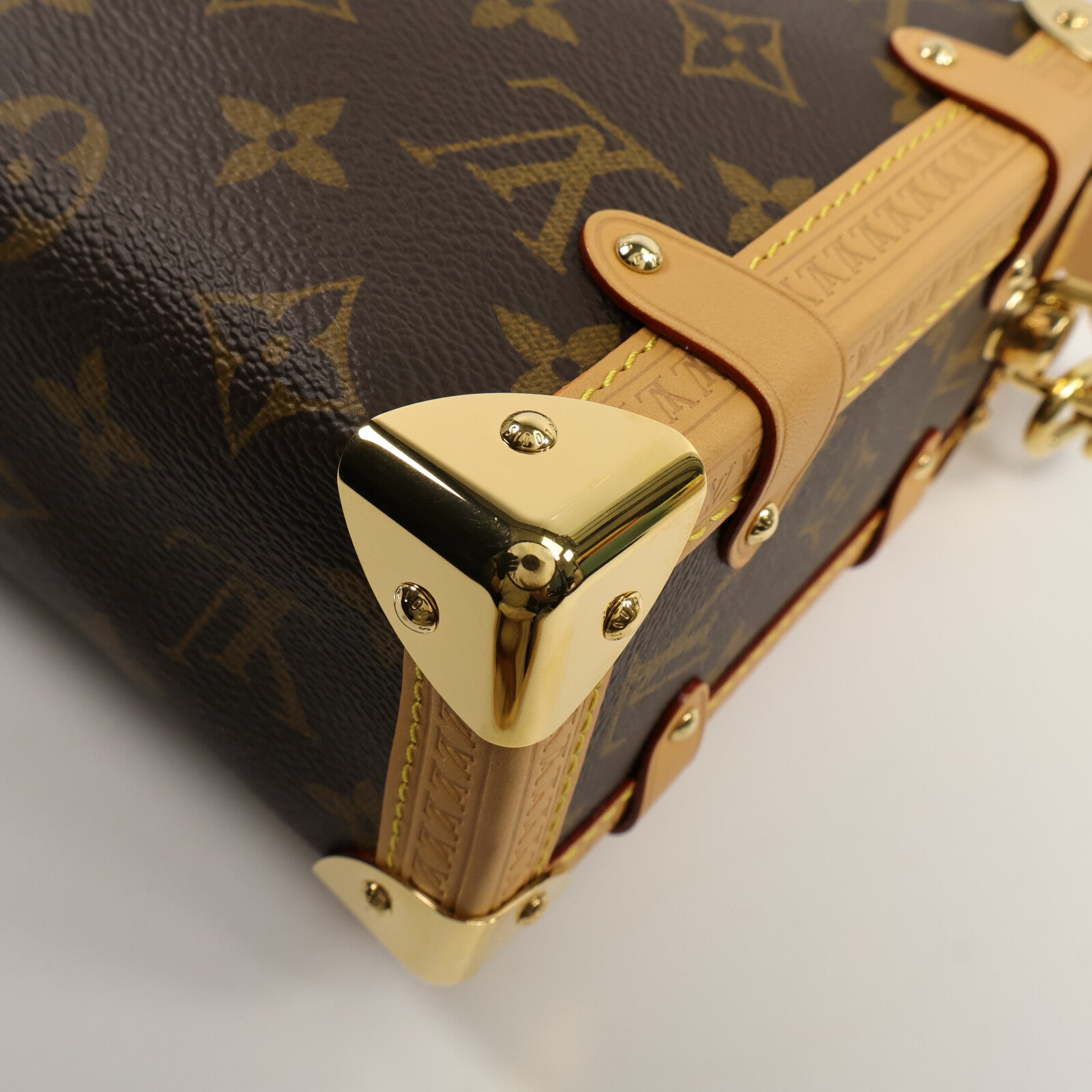 LOUIS VUITTON Monogram Side Trunk MM 手挽肩背兩用袋