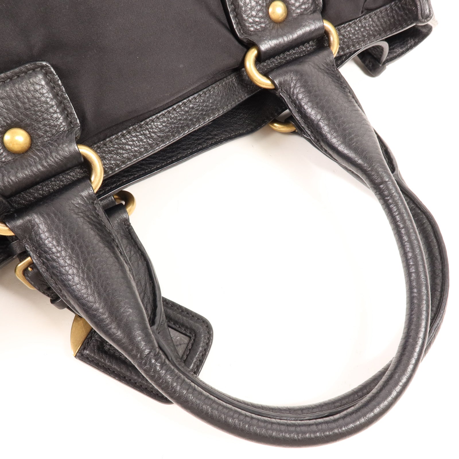 PRADA 尼龍Hand Bag金扣手挽袋