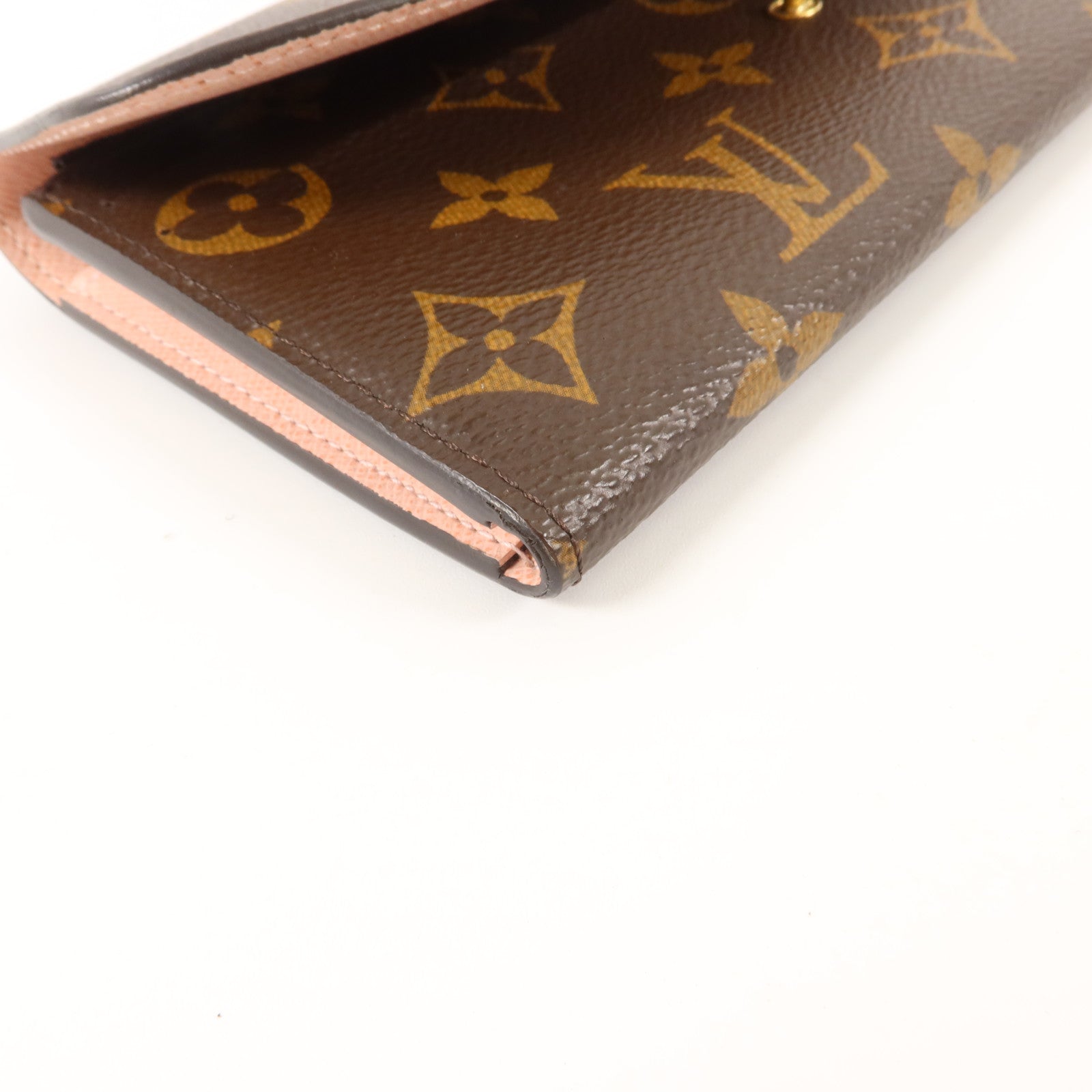 LOUIS VUITTON Monogram Emilie金扣長錢包