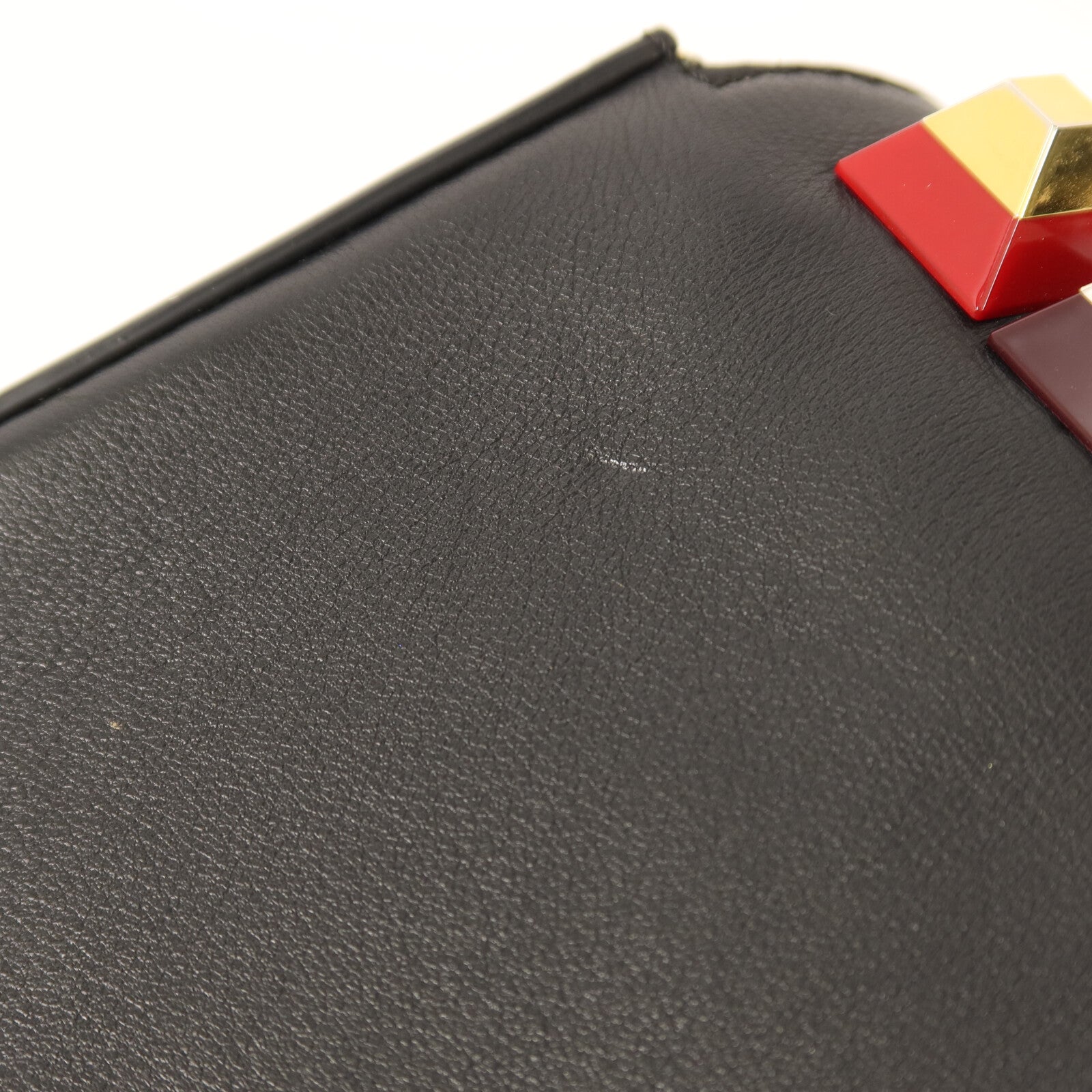 FENDI 牛皮皮革3 Baguette Squared鏈帶手挽肩背兩用袋