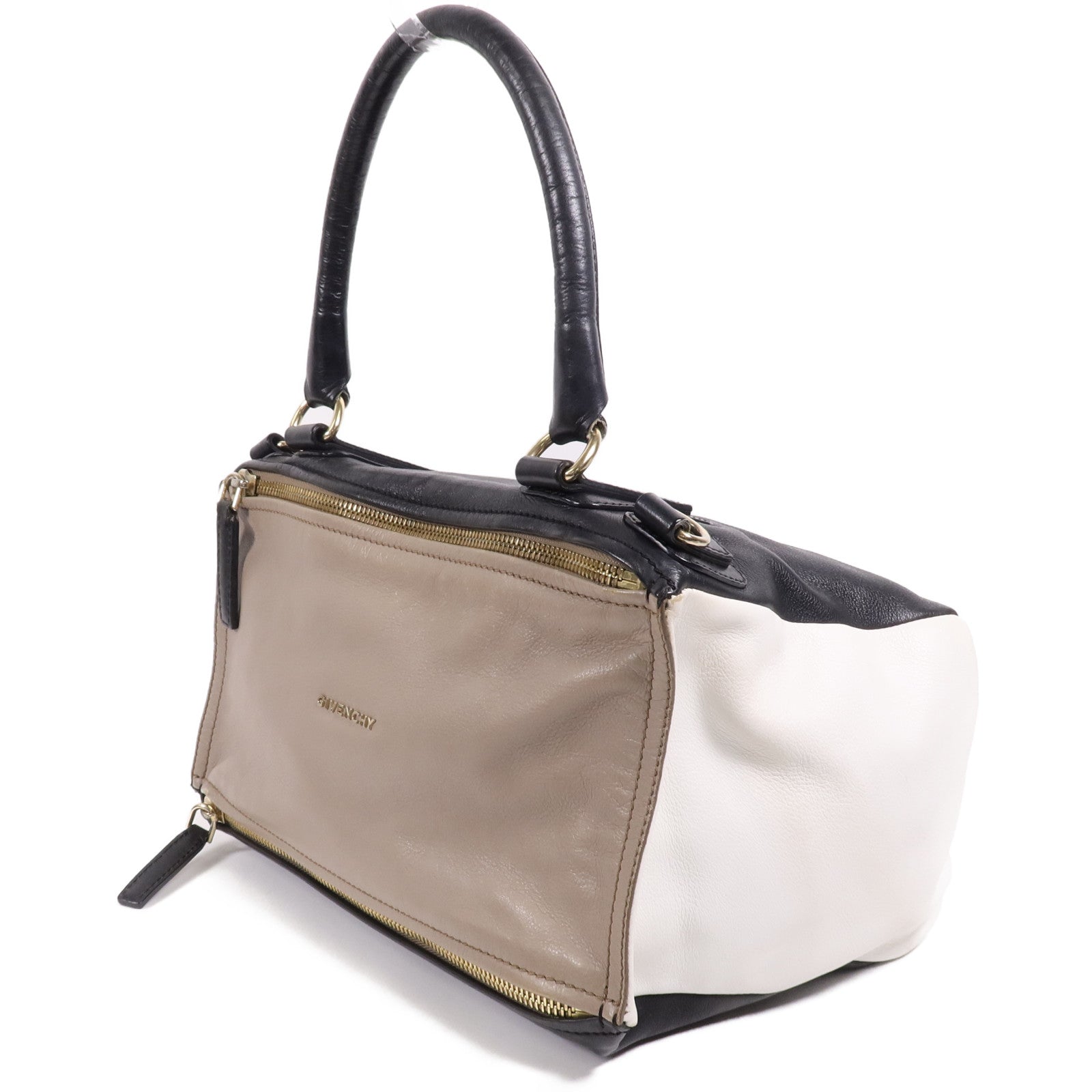 GIVENCHY 牛皮皮革Pandora金扣手挽肩背兩用袋