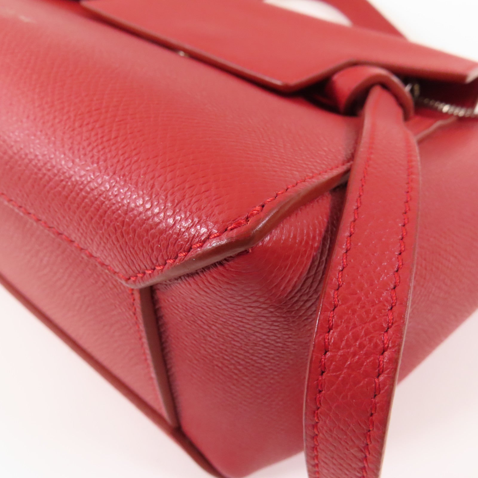 CELINE 牛皮皮革Belt Bag銀扣手挽肩背兩用袋