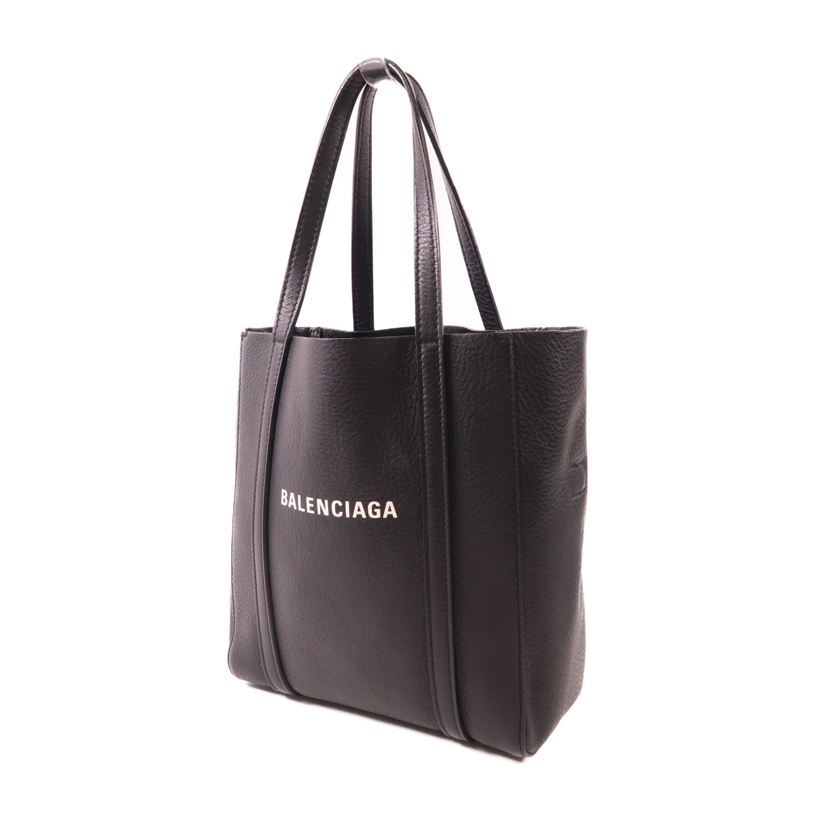 BALENCIAGA 2 Way Shoulder Bag 551815 Calfskin Leather Black