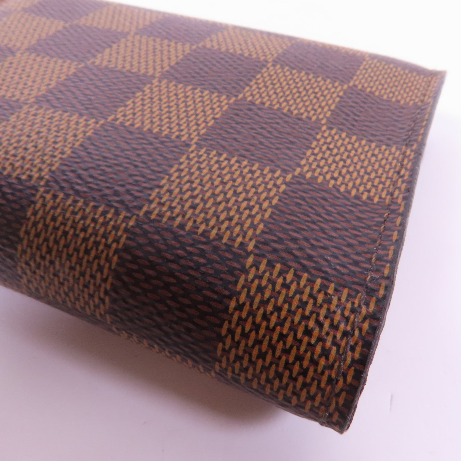 LOUIS VUITTON Damier Victorine Wallet金扣銀包