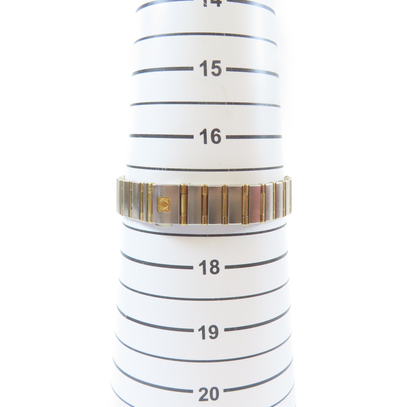 OMEGA 18K黃金/不鏽鋼Constellation My Choice石英機芯手錶金色#17cm