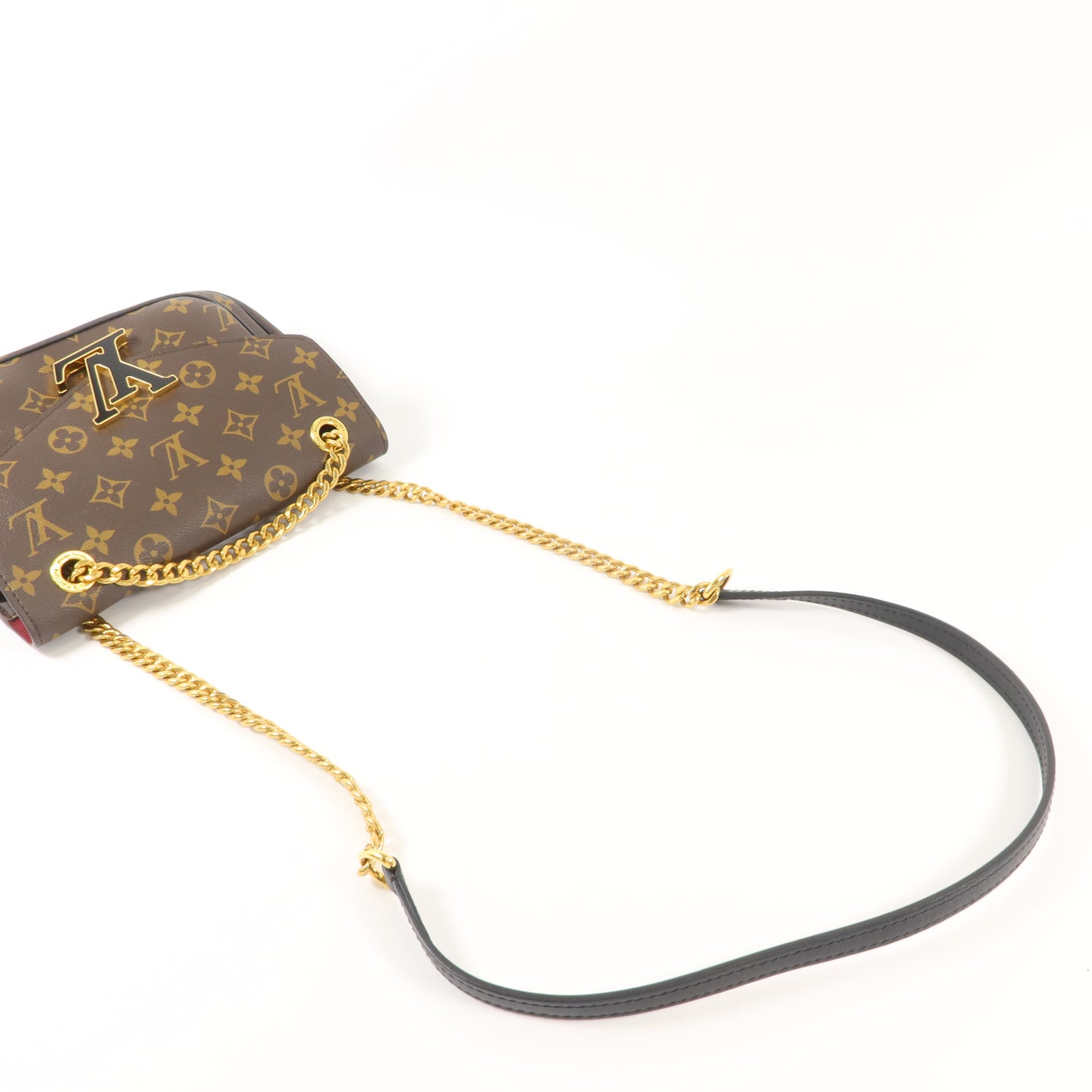 LOUIS VUITTON Monogram Passy金扣肩背袋棕色