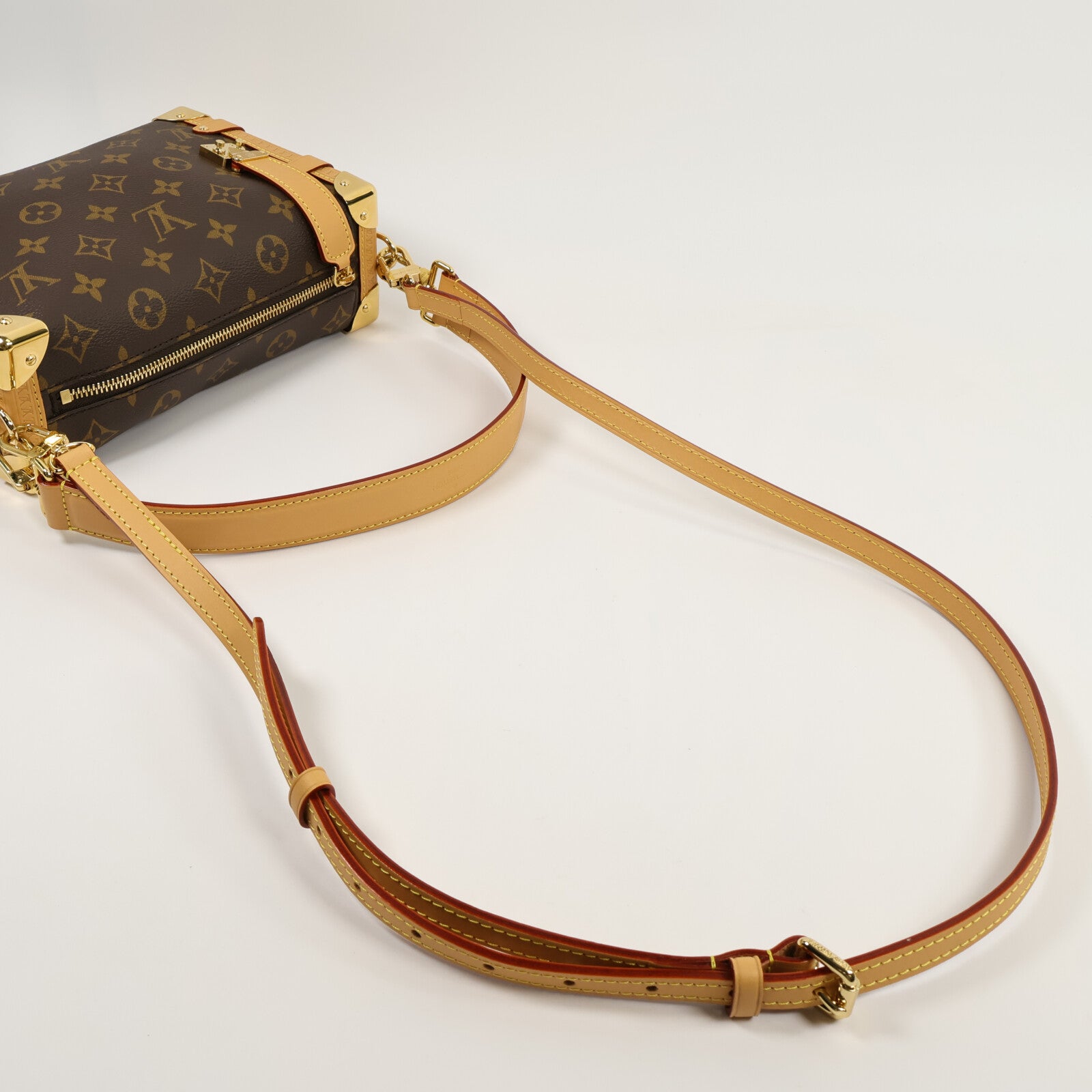 LOUIS VUITTON Monogram Side Trunk MM 手挽肩背兩用袋