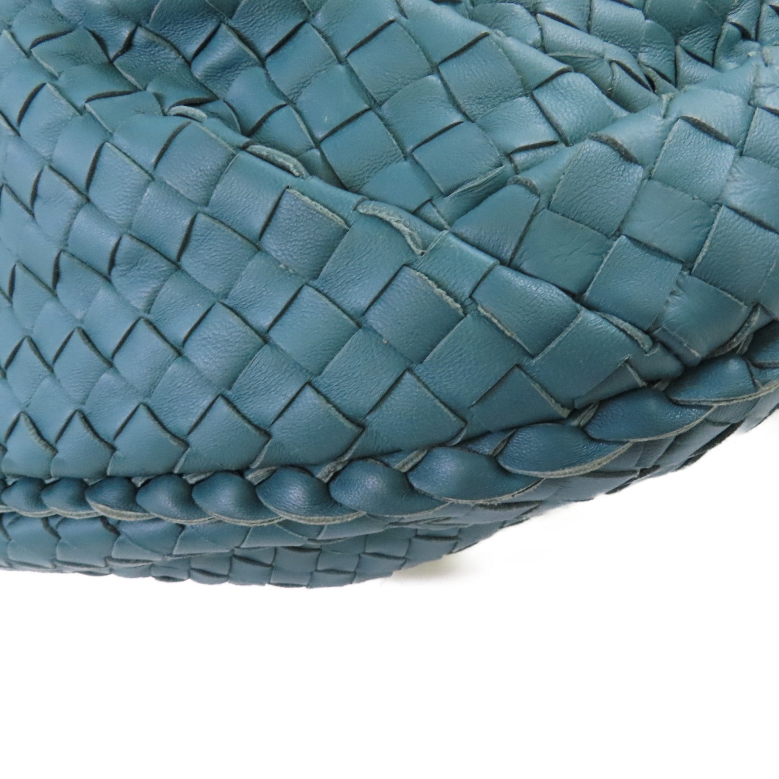 BOTTEGA VENETA 織紋皮革Intrecciato Shoulder Bag肩背袋綠色