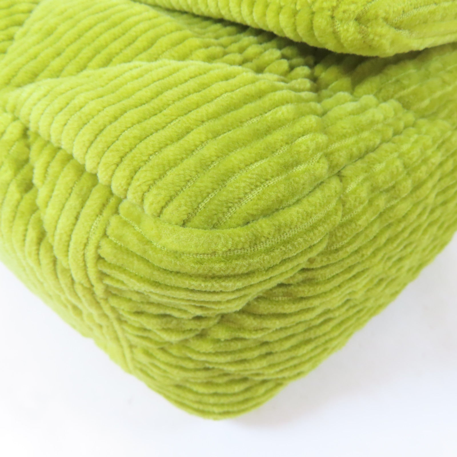 CHANEL 【激減優惠】菱格燈芯絨Chanel 19金扣/銀扣鏈帶手挽肩背兩用袋綠色