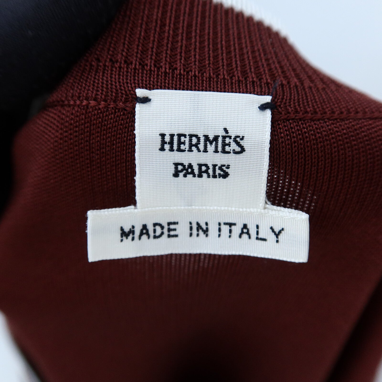 HERMES Silk Mors Et Gourmettes Top上衣