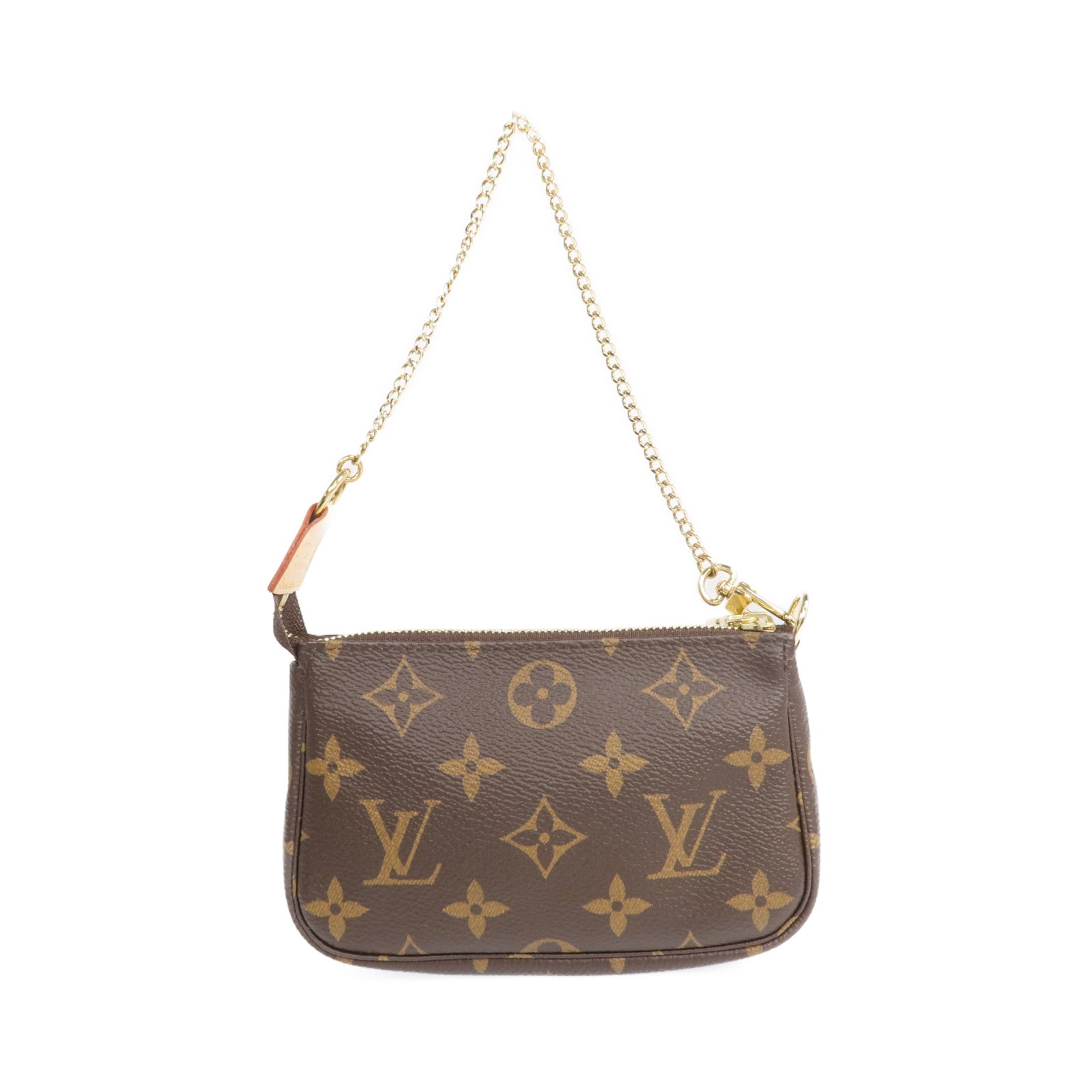 LOUIS VUITTON Monogram Mini Pochette Accessoires金扣手挽袋