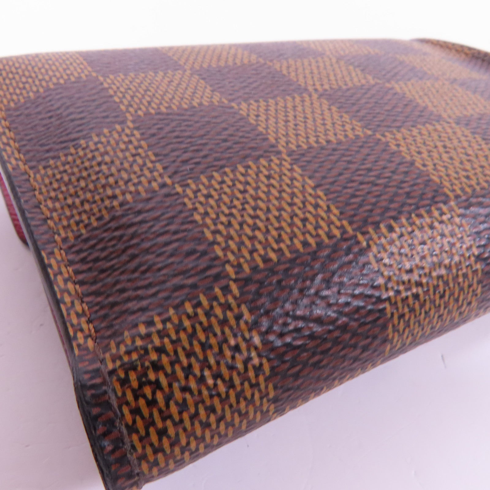 LOUIS VUITTON Damier Victorine Wallet金扣銀包