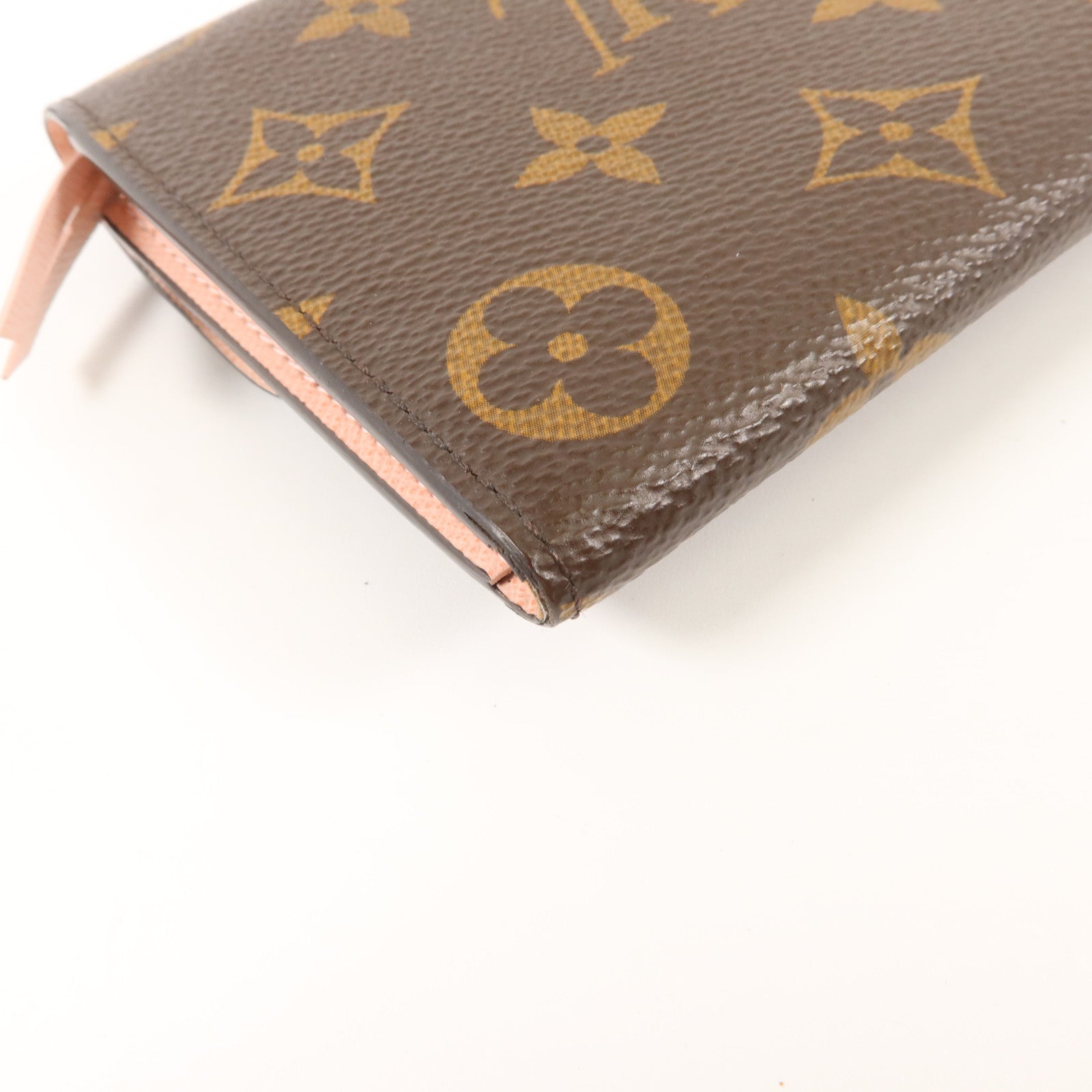 LOUIS VUITTON Monogram Emilie金扣長錢包